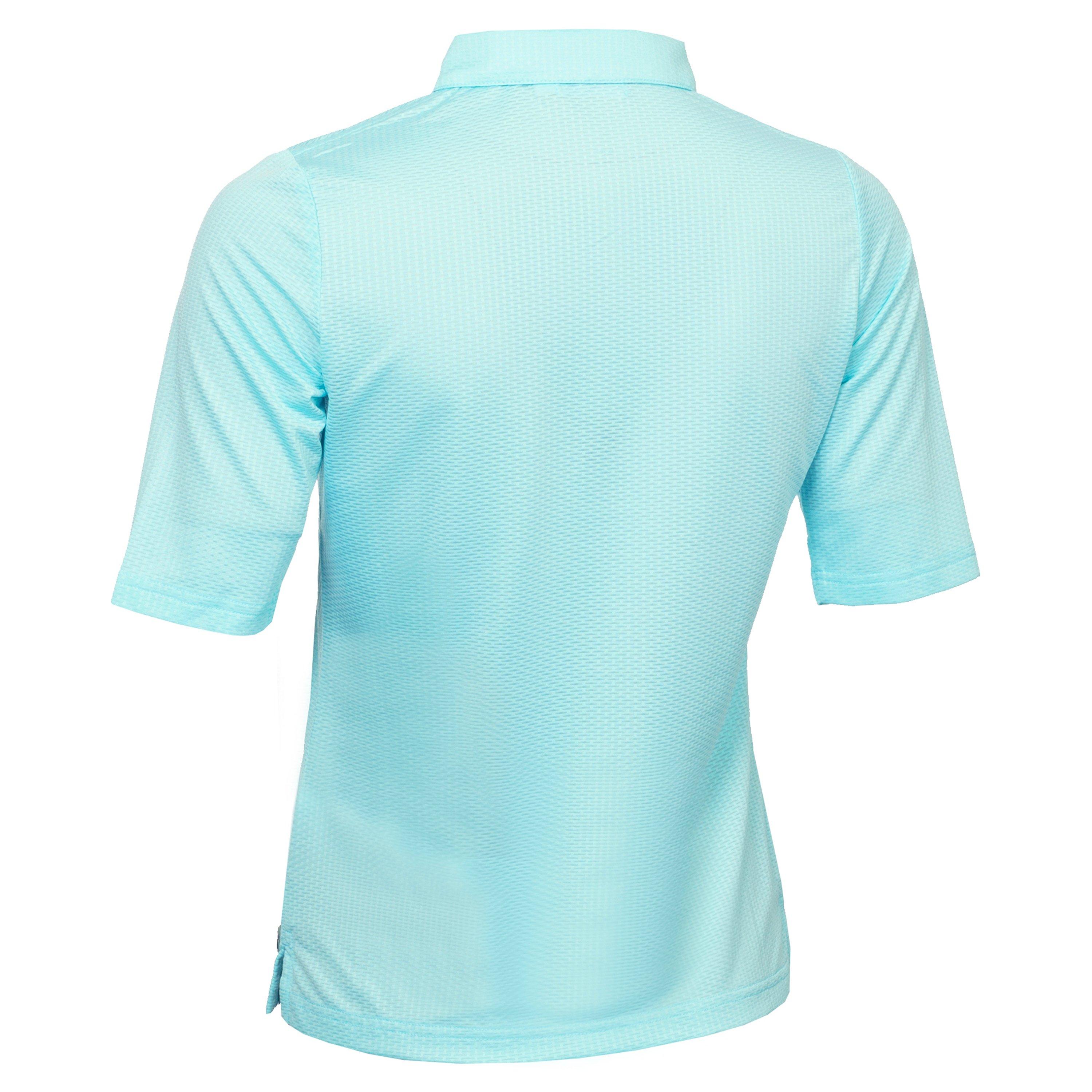 Aqua - Calvin Klein Golf - Short-Sleeve Performance Polo Shirt - 6