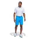 Blau/Marineblau - adidas - Mens Flag Print Golf Polo Shirt - 7