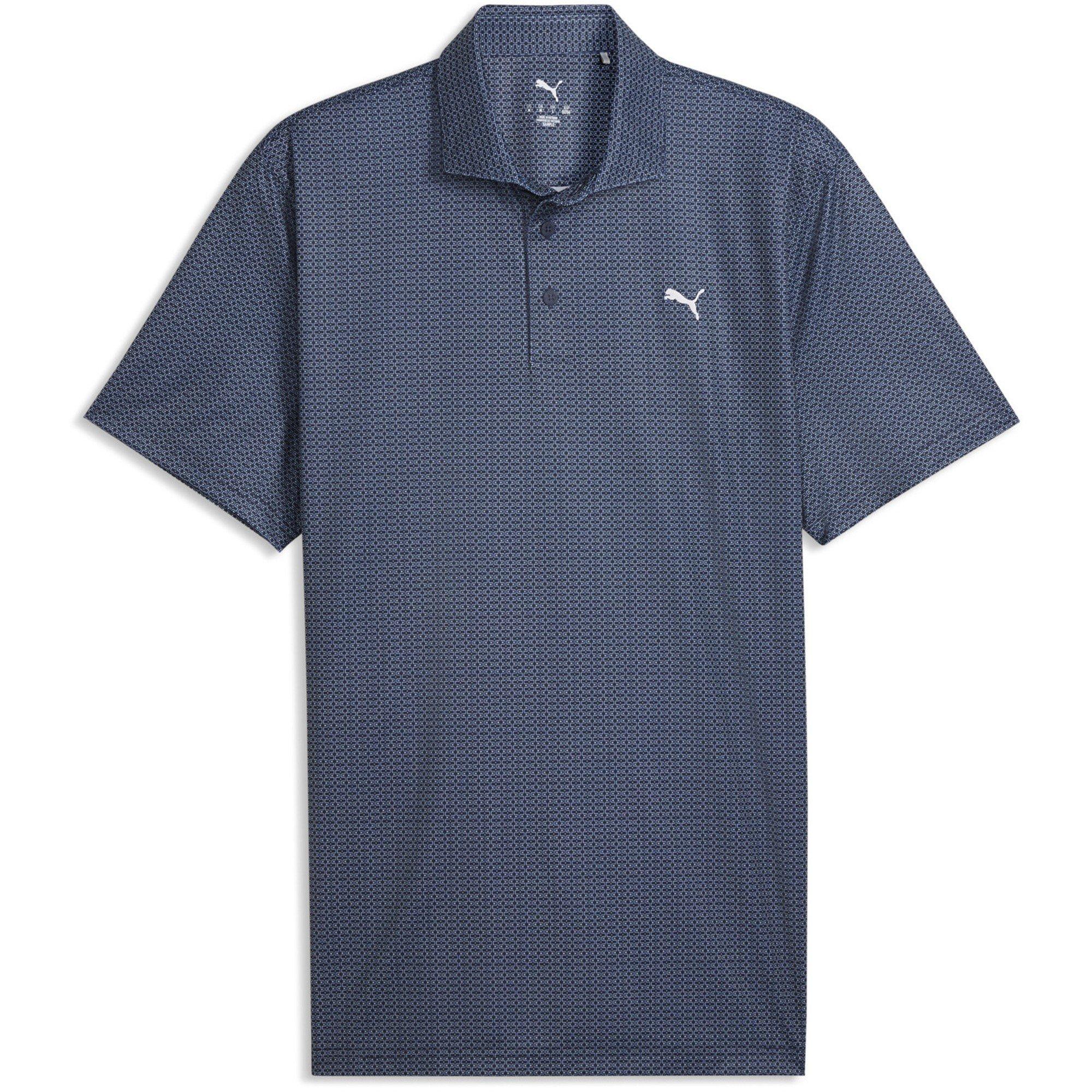 Puma Men's Pure 3.0 Geo Short Sleeve Polo Shirt