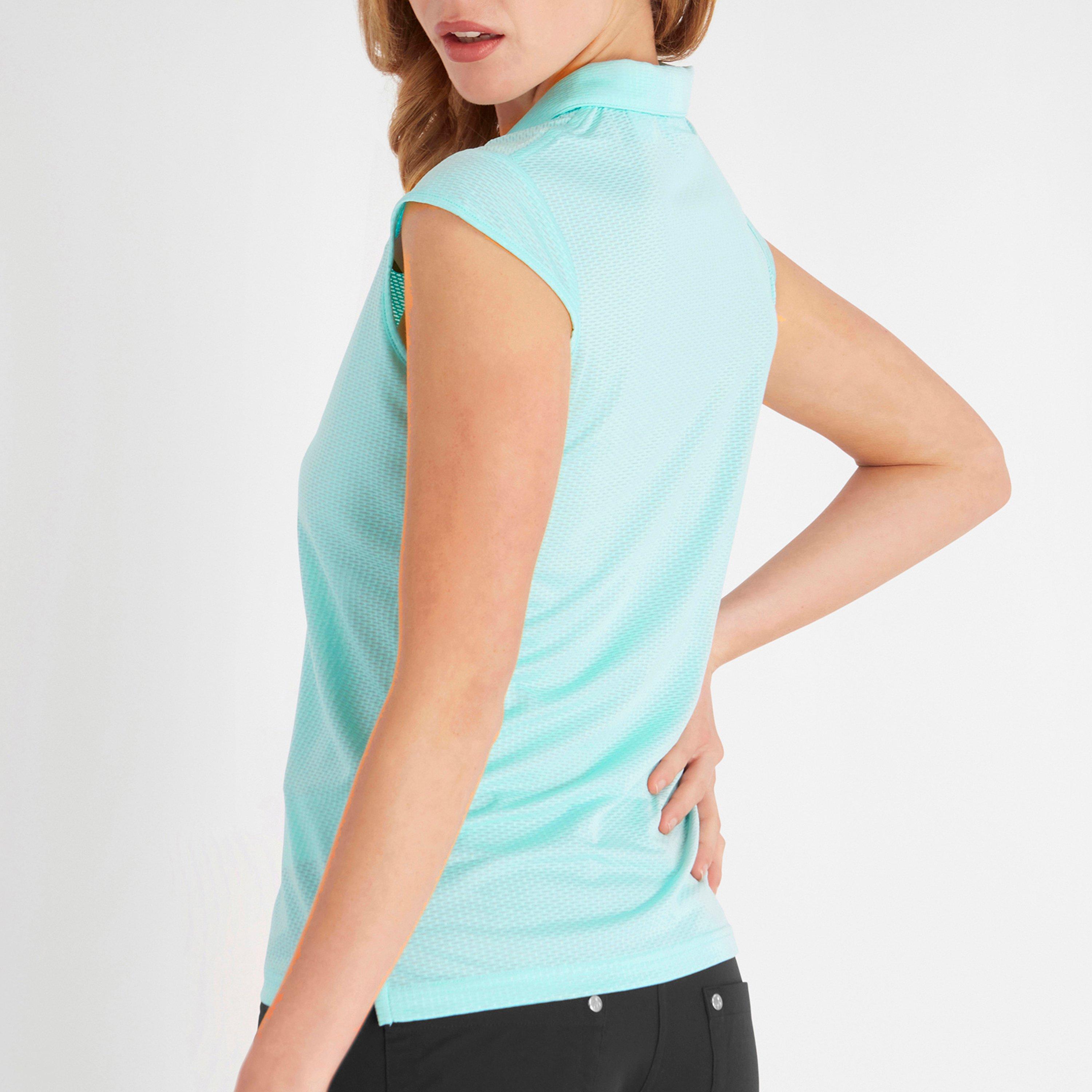 Aqua - Calvin Klein Golf - Short-Sleeve Performance Polo Shirt - 3