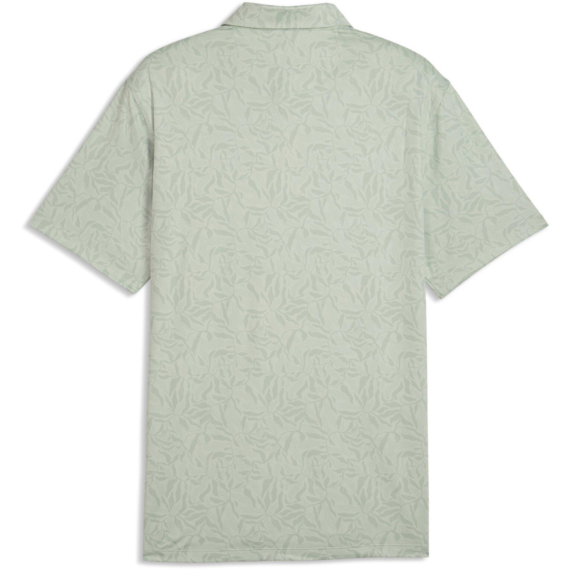 Green - Puma - Men's Marine B Short Sleeve Polo Shirt - 2