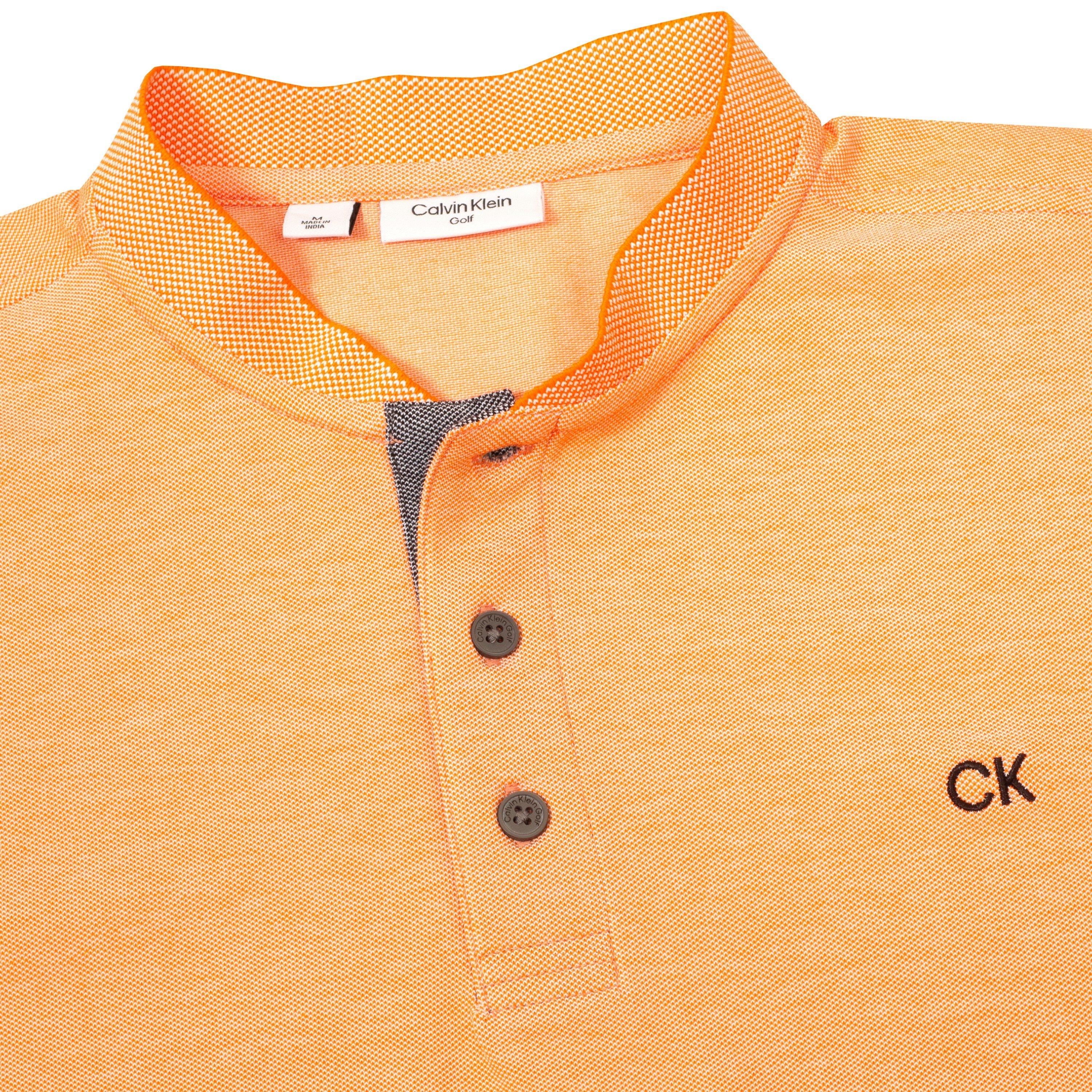 Orange - Calvin Klein Golf - Men's Short-Sleeve Performance Polo Shirt - 3