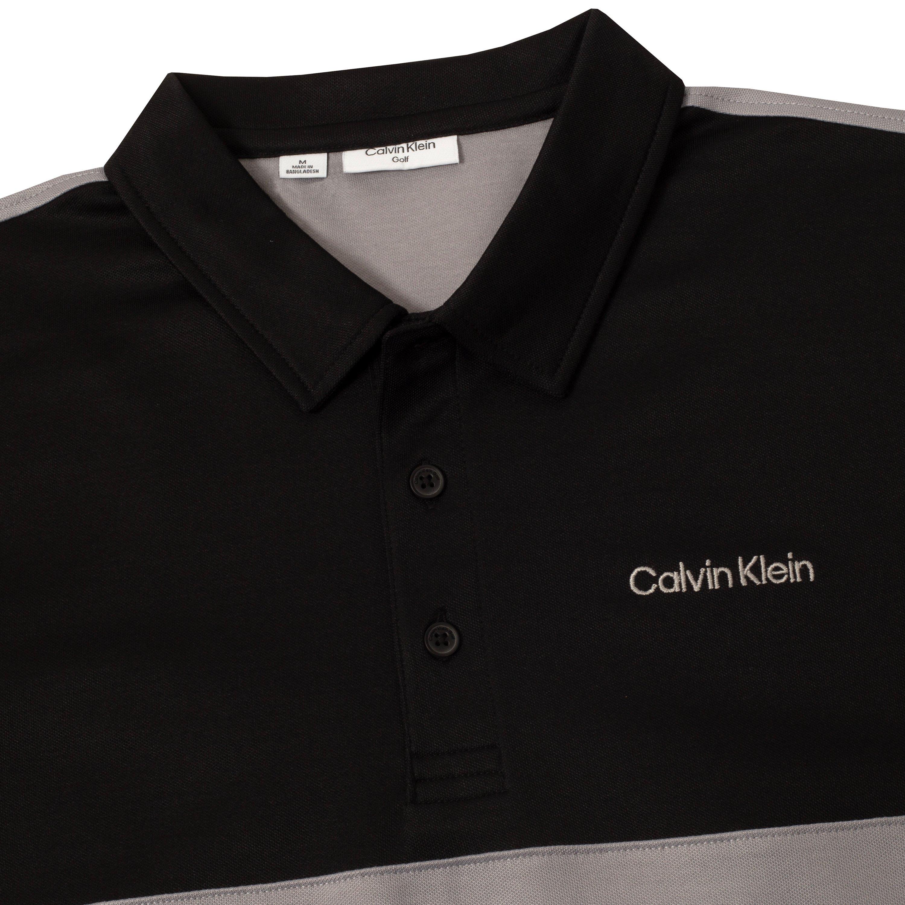 Silver/Black - Calvin Klein Golf - Men's Short-Sleeve Performance Polo Shirt - 3