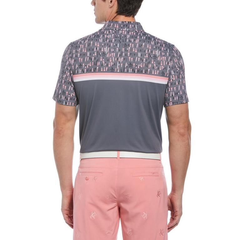 Penguin Broken Tees Golf Polo Shirt - Shade Penguin Broken Tees Golf Polo Shirt - Shade