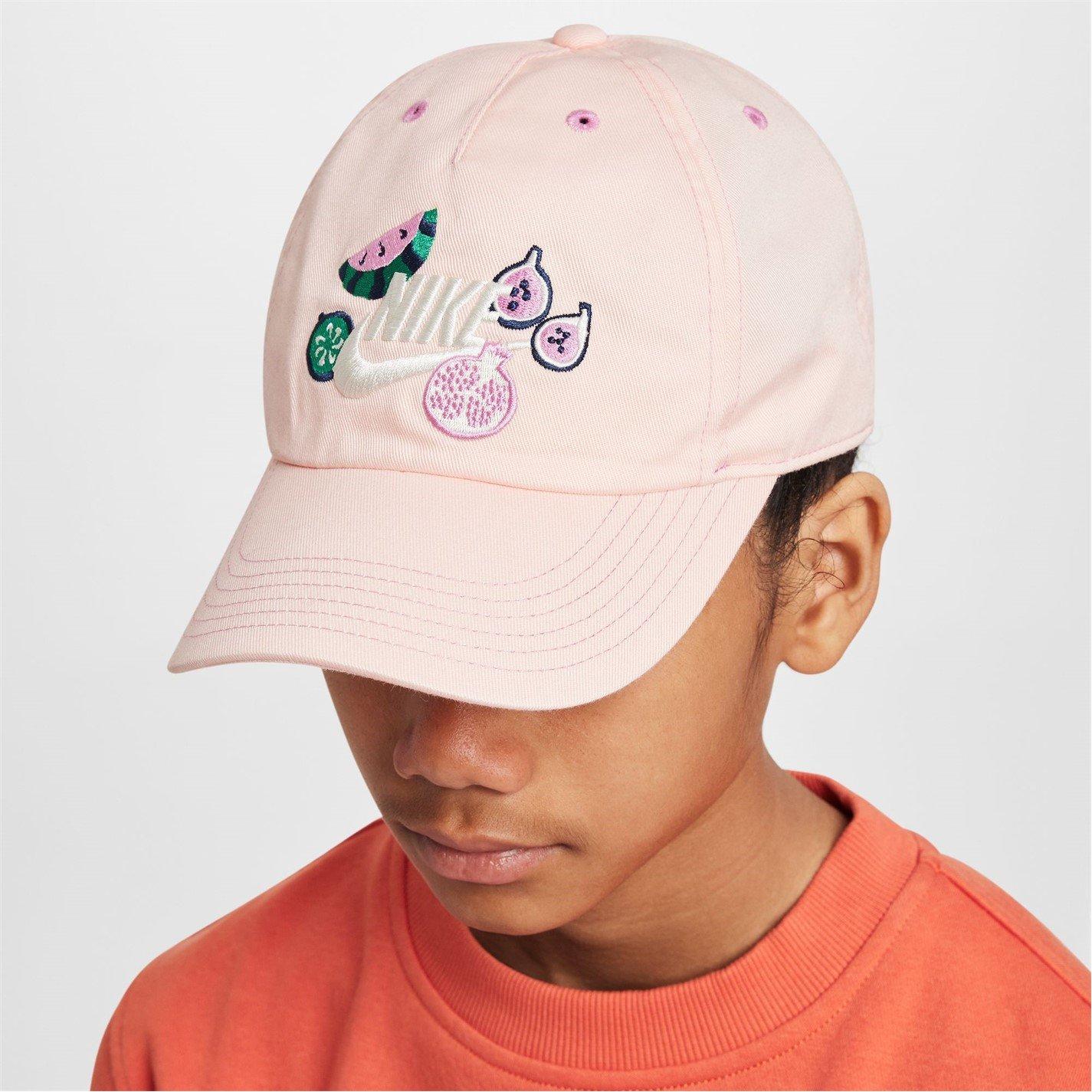 Coral/Mid Navy - Nike - Club Fruit Juniors Unstructured Cap - 1