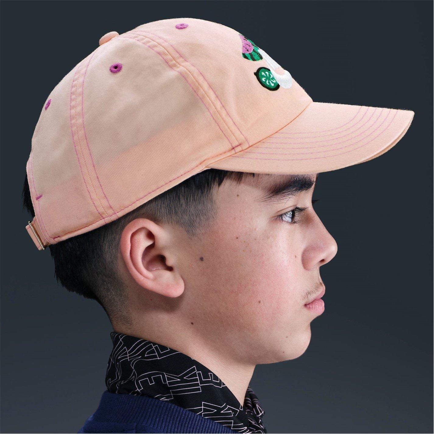 Coral/Mid Navy - Nike - Club Fruit Juniors Unstructured Cap - 11