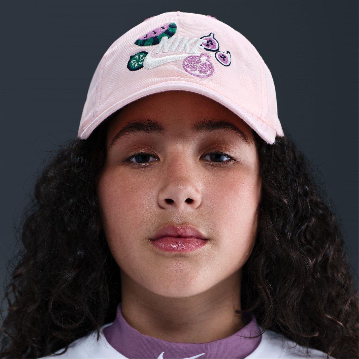 Coral/Mid Navy - Nike - Club Fruit Juniors Unstructured Cap - 3