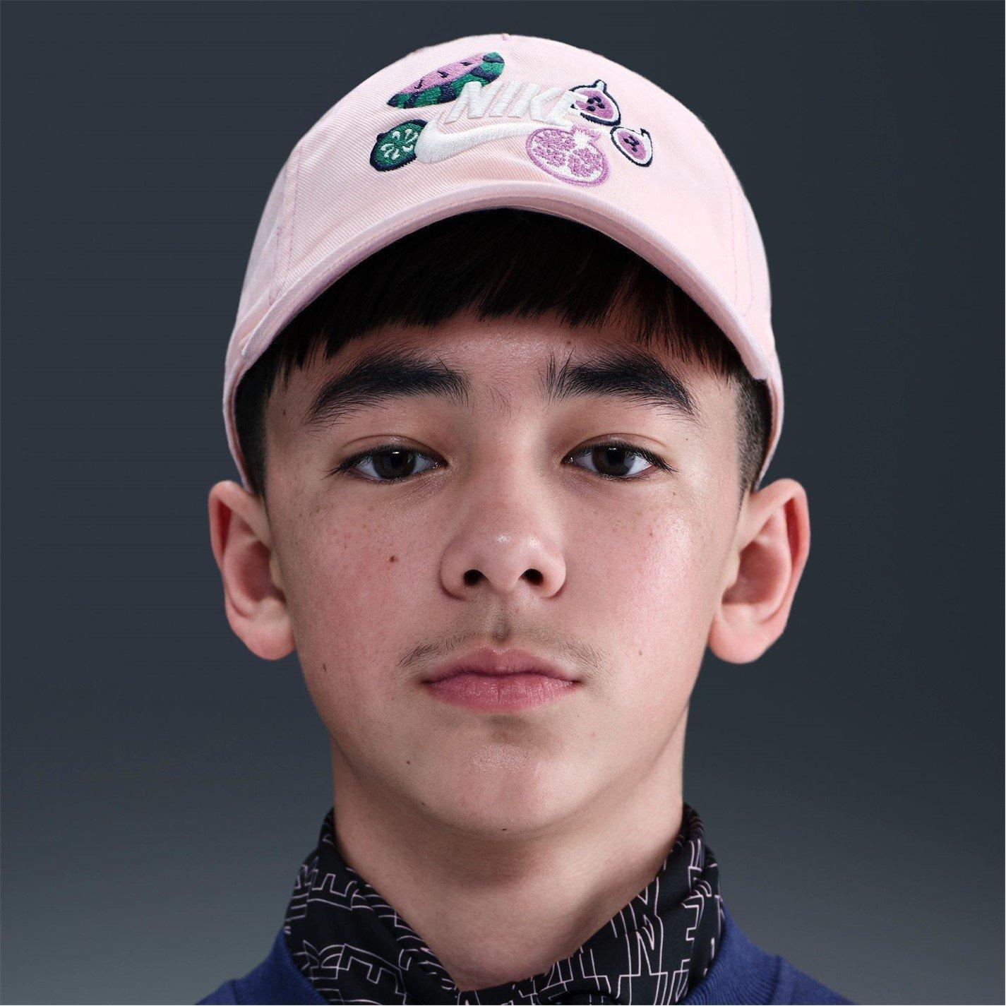 Coral/Mid Navy - Nike - Club Fruit Juniors Unstructured Cap - 5