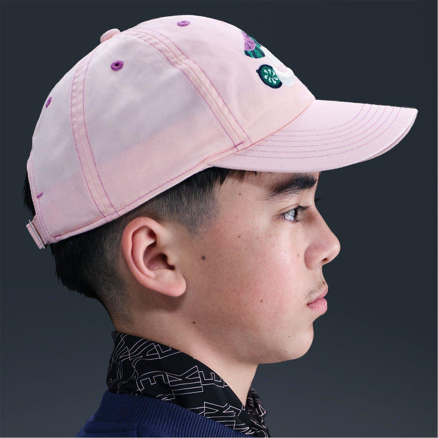 Coral/Mid Navy - Nike - Club Fruit Juniors Unstructured Cap - 6