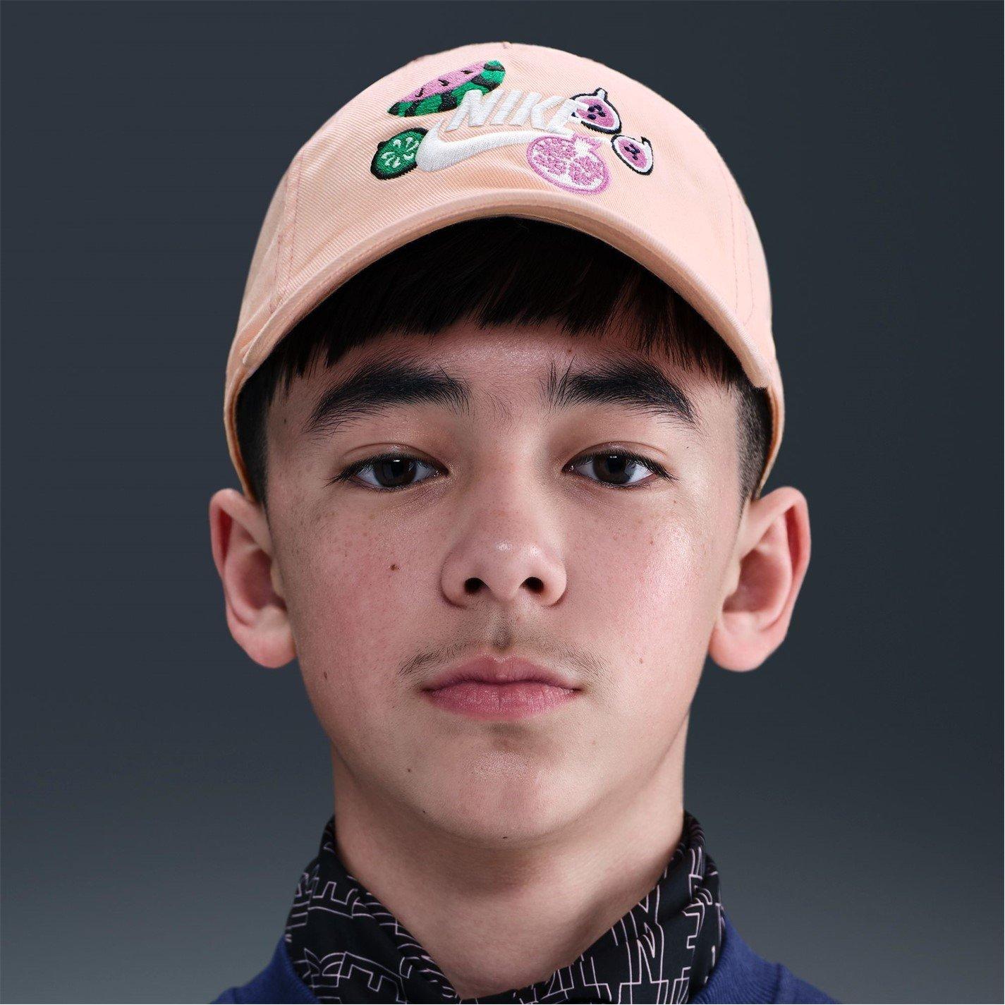 Coral/Mid Navy - Nike - Club Fruit Juniors Unstructured Cap - 10