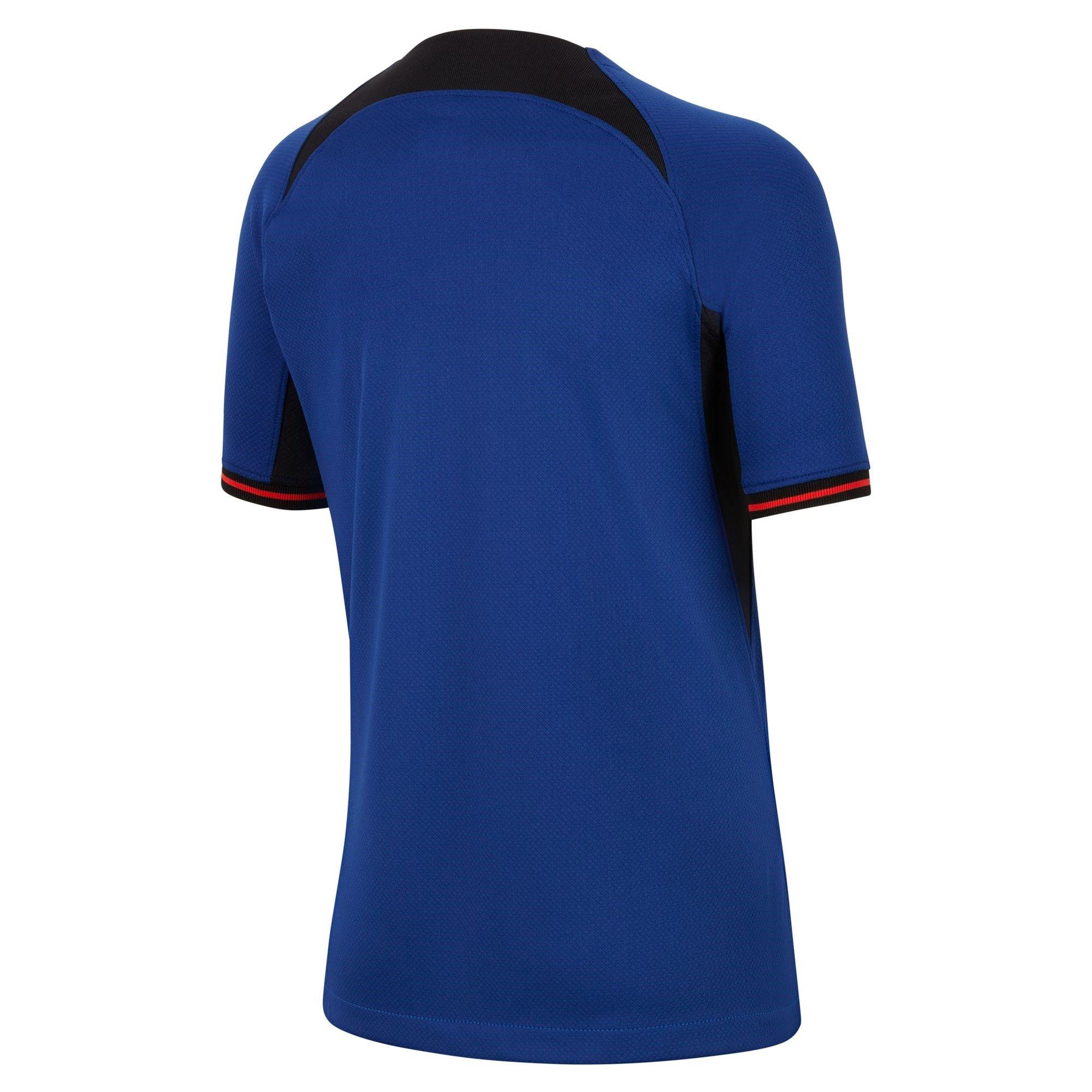 Deep Royal Blue - Nike - Netherlands Stadium Away Shirt 2022 Juniors - 2
