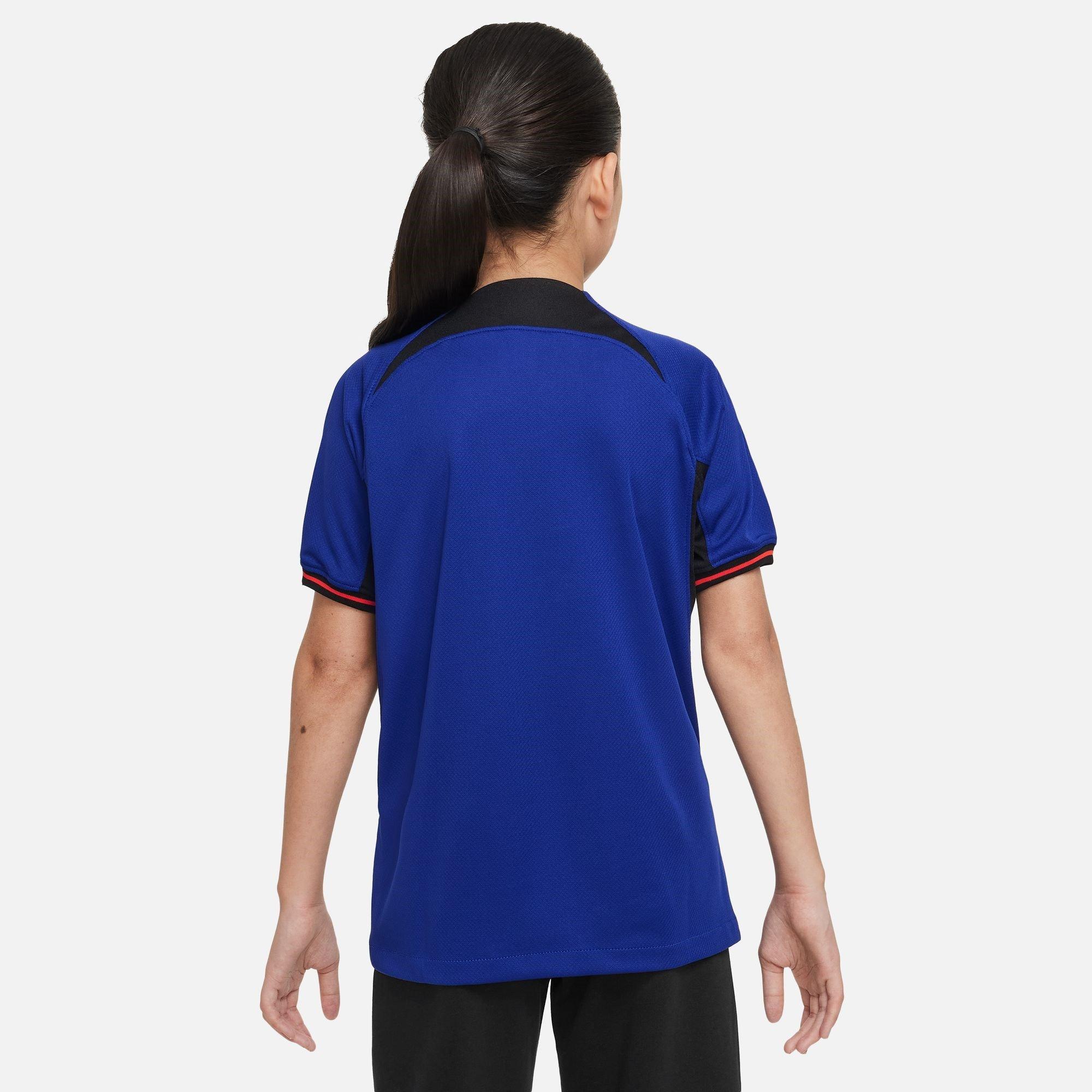 Deep Royal Blue - Nike - Netherlands Stadium Away Shirt 2022 Juniors - 4