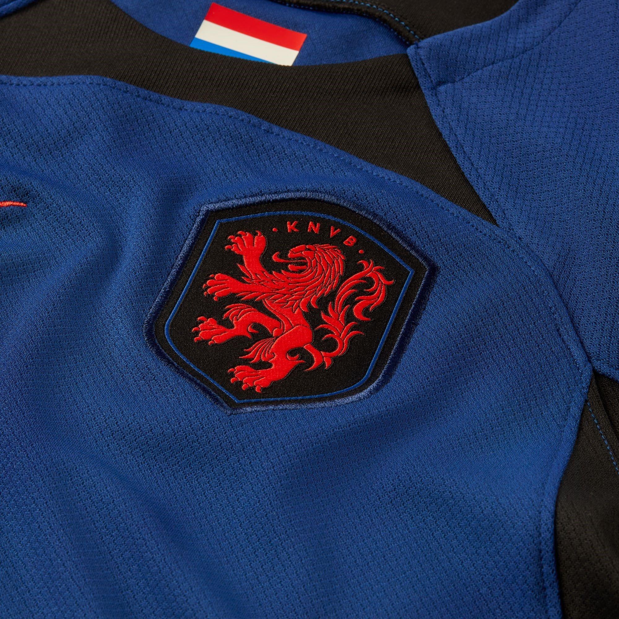 Deep Royal Blue - Nike - Netherlands Stadium Away Shirt 2022 Juniors - 7