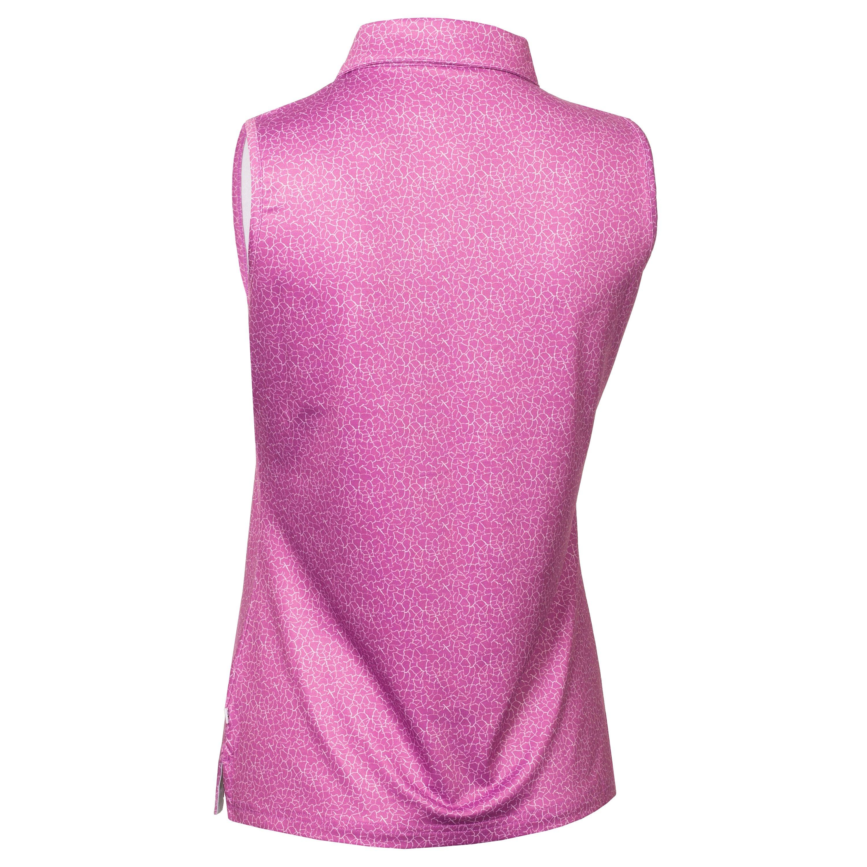 Orchidee Weiß - Calvin Klein Golf - Women's Sleeveless Performance Polo Shirt - 6