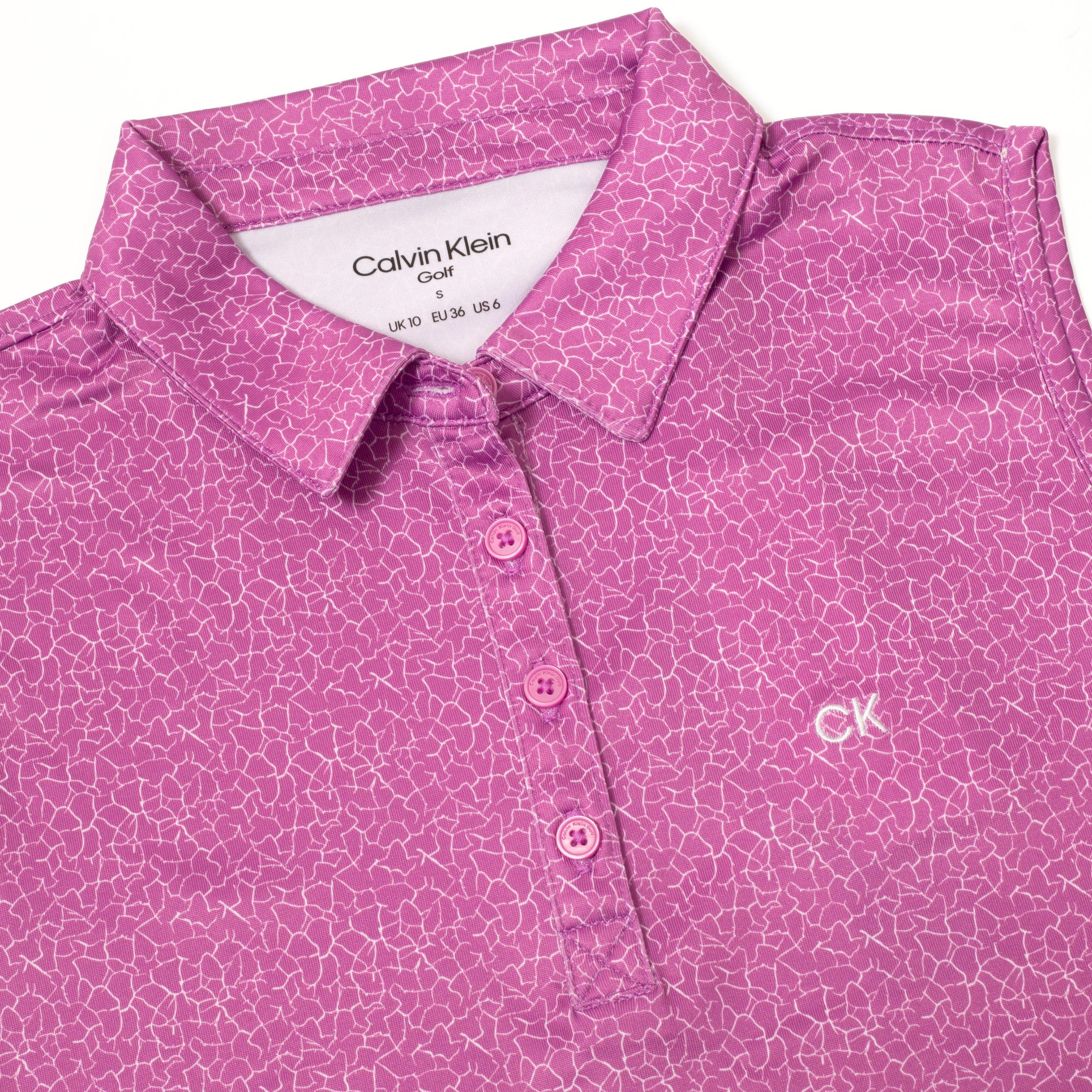 Orchidee Weiß - Calvin Klein Golf - Women's Sleeveless Performance Polo Shirt - 7