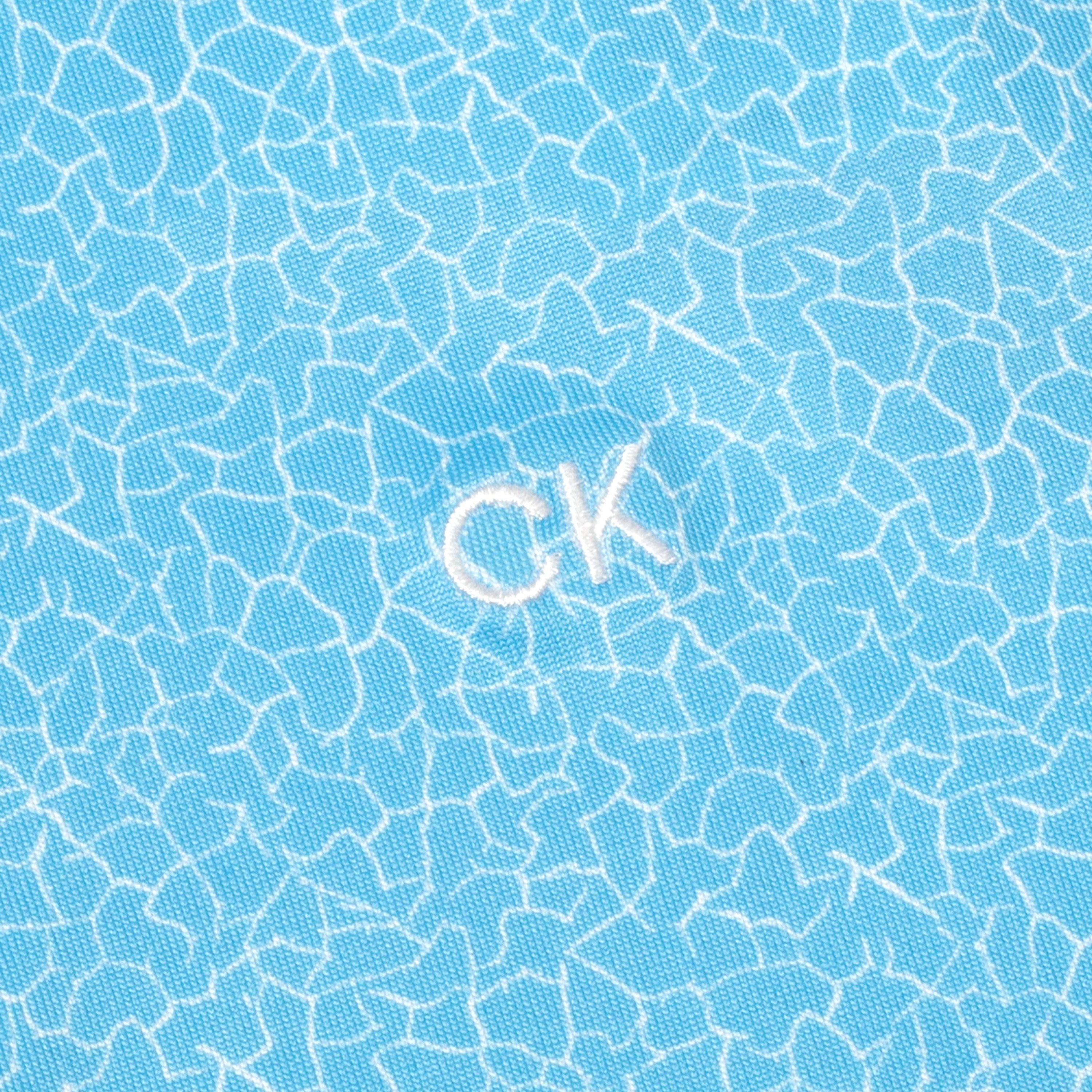 Htge Blue White - Calvin Klein Golf - Sleeveless Performance Polo Shirt - 8