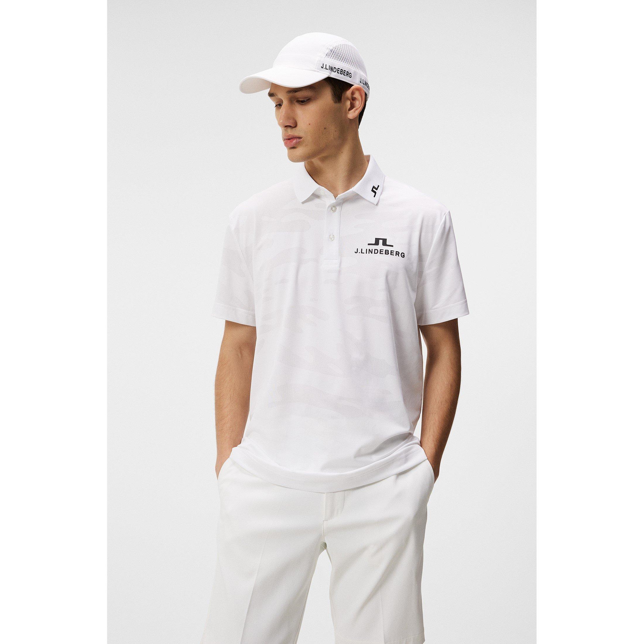Wit - J Lindeberg Golf - Short-Sleeve Performance Polo Shirt - 2