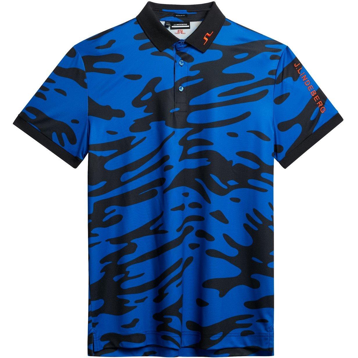 Nept Ntcl Blue - J Lindeberg Golf - Men's Short Sleeve Performance Polo Shirt - 1