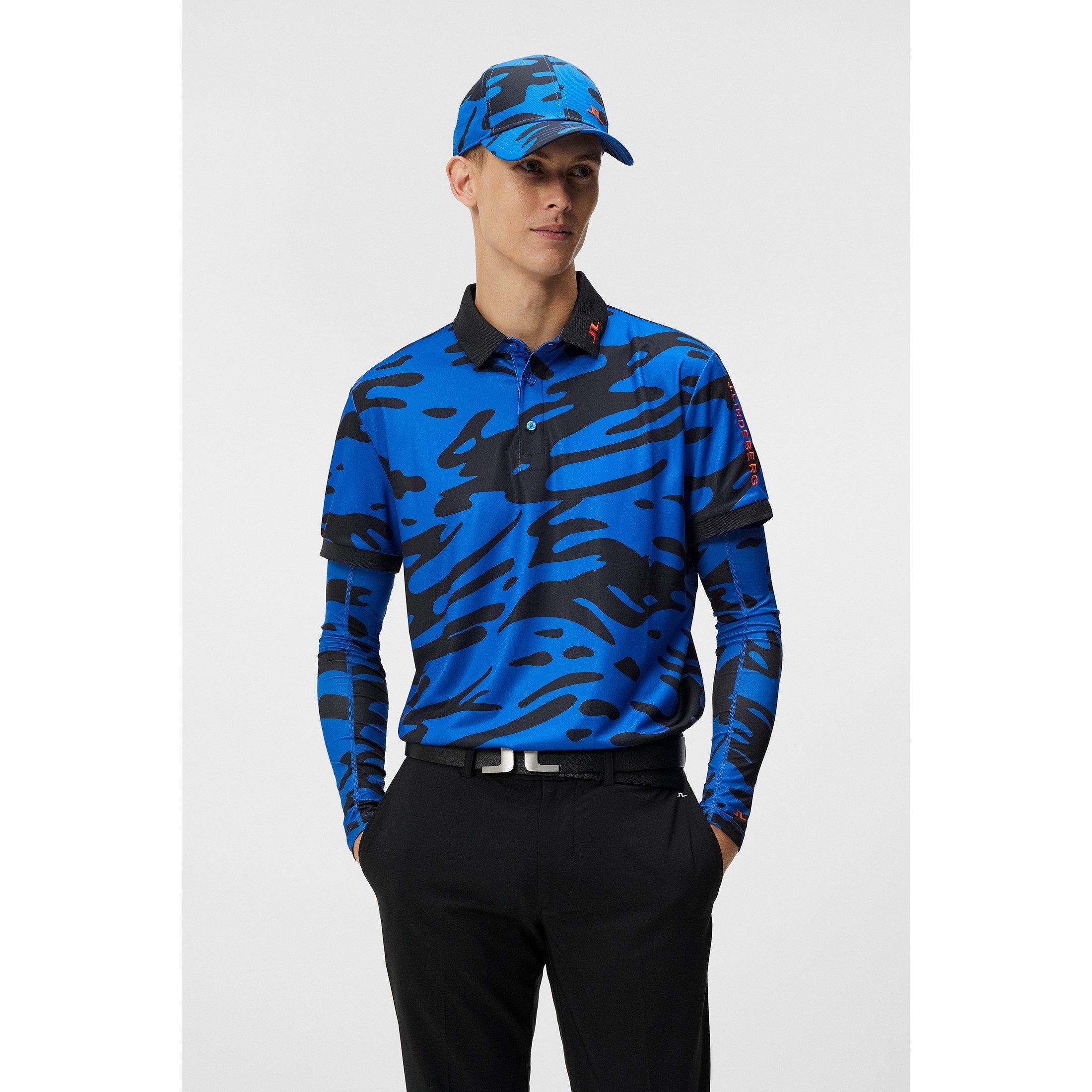 Nept Ntcl Blue - J Lindeberg Golf - Short Sleeve Performance Polo Shirt - 2