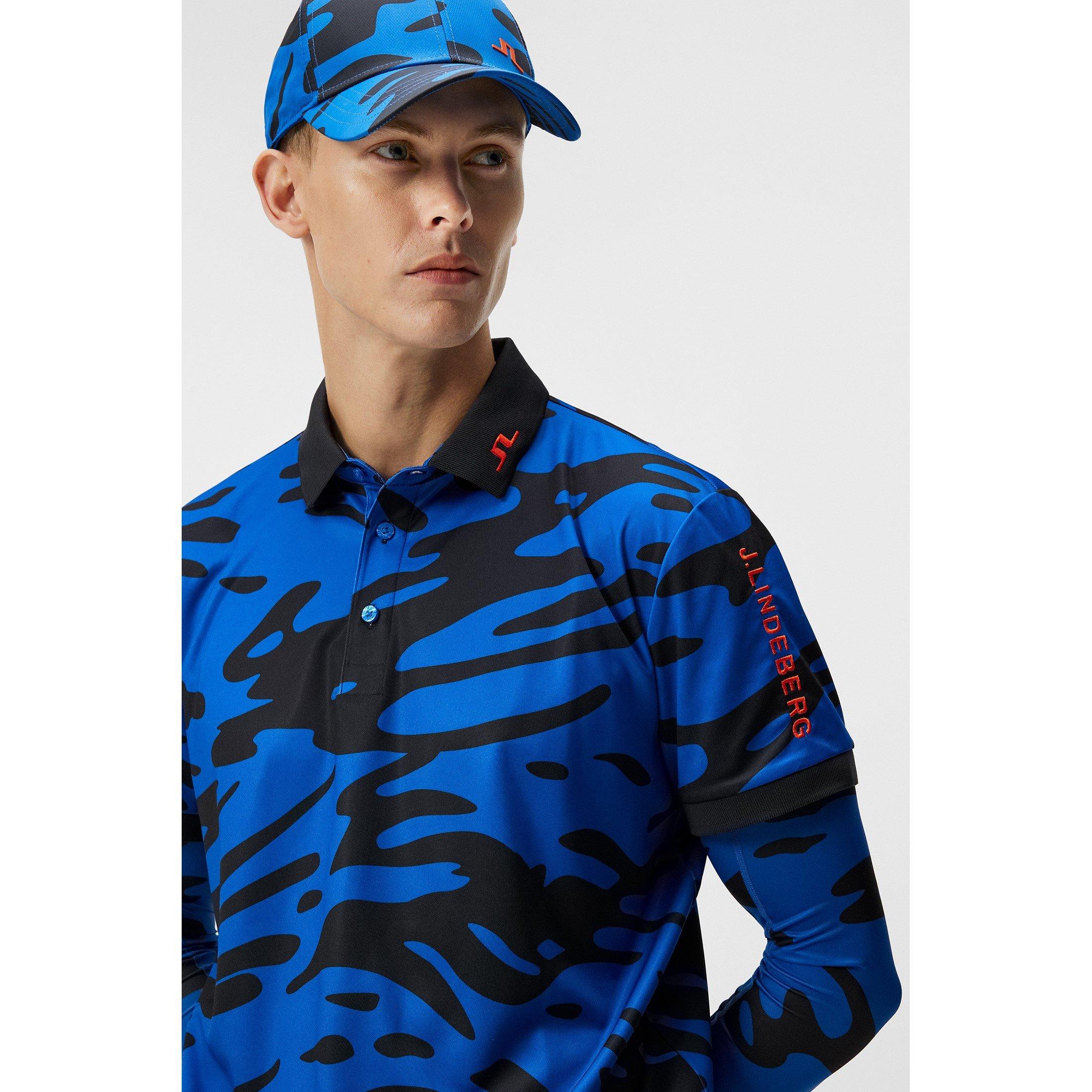 Nept Ntcl Blue - J Lindeberg Golf - Short Sleeve Performance Polo Shirt - 4