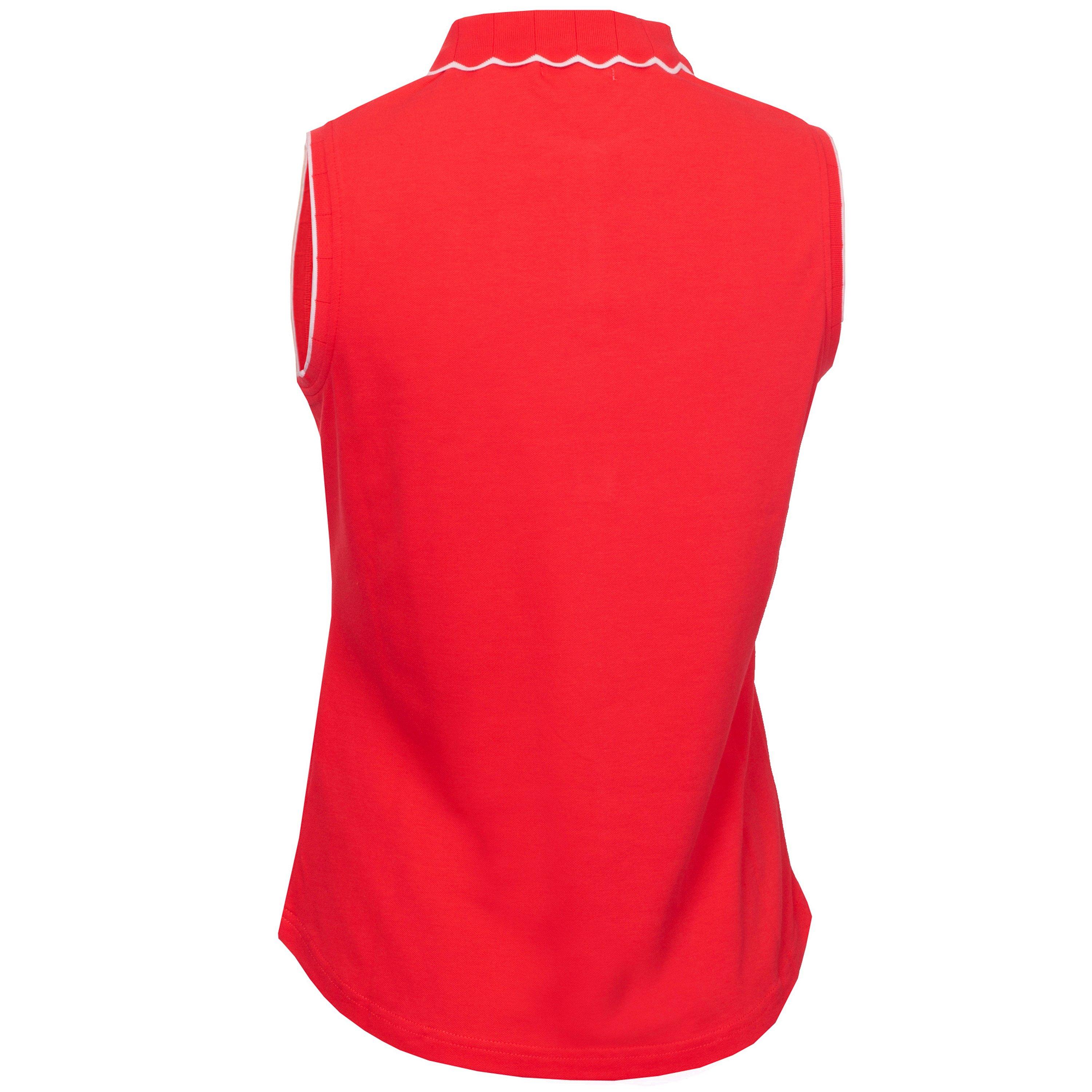 Mak - Calvin Klein Golf - Green Lamb Nadia Sleeveless Polo Shirt Womens - 6