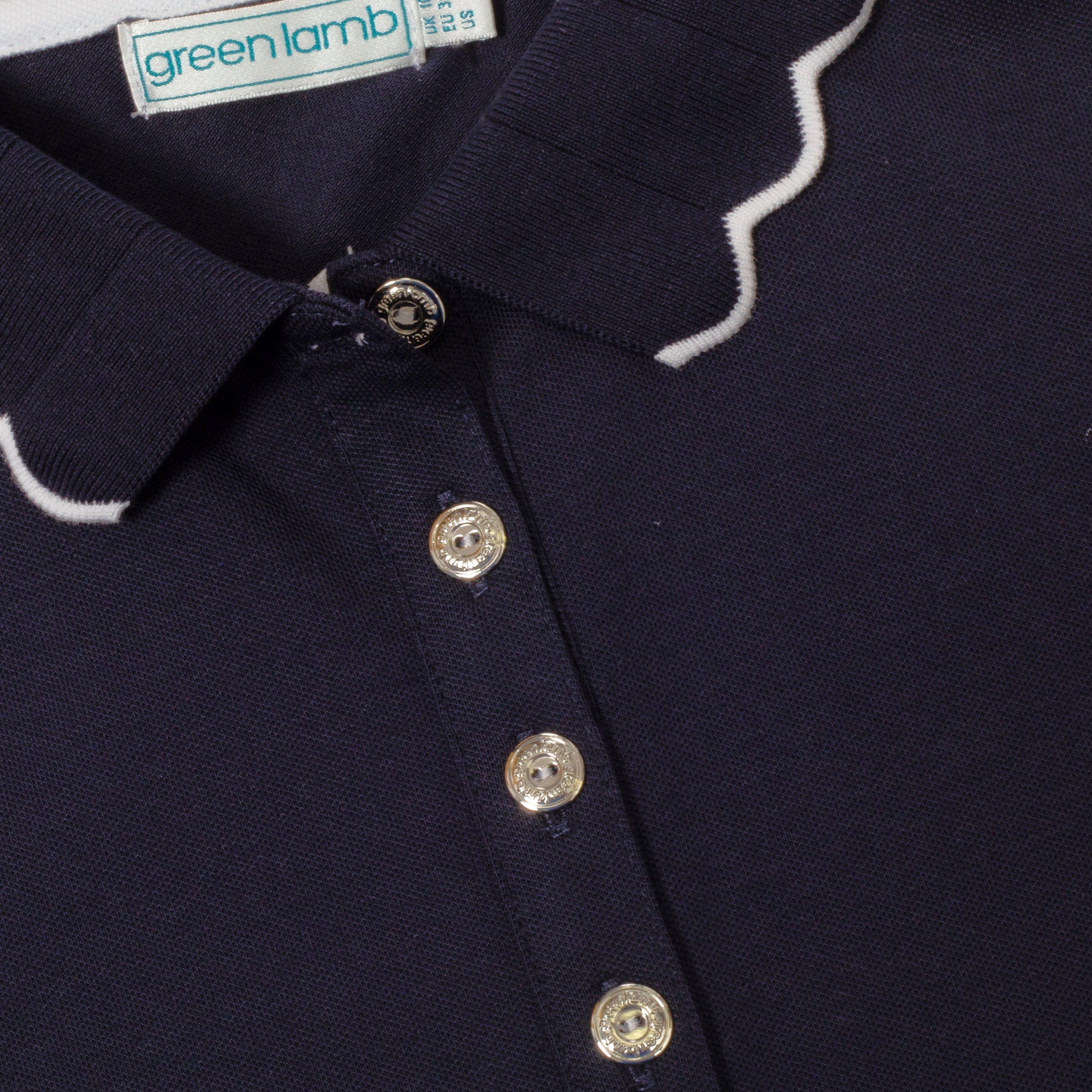 Marineblå - Calvin Klein Golf - Lamb Nadia Sleeveless Polo Shirt Womens - 7