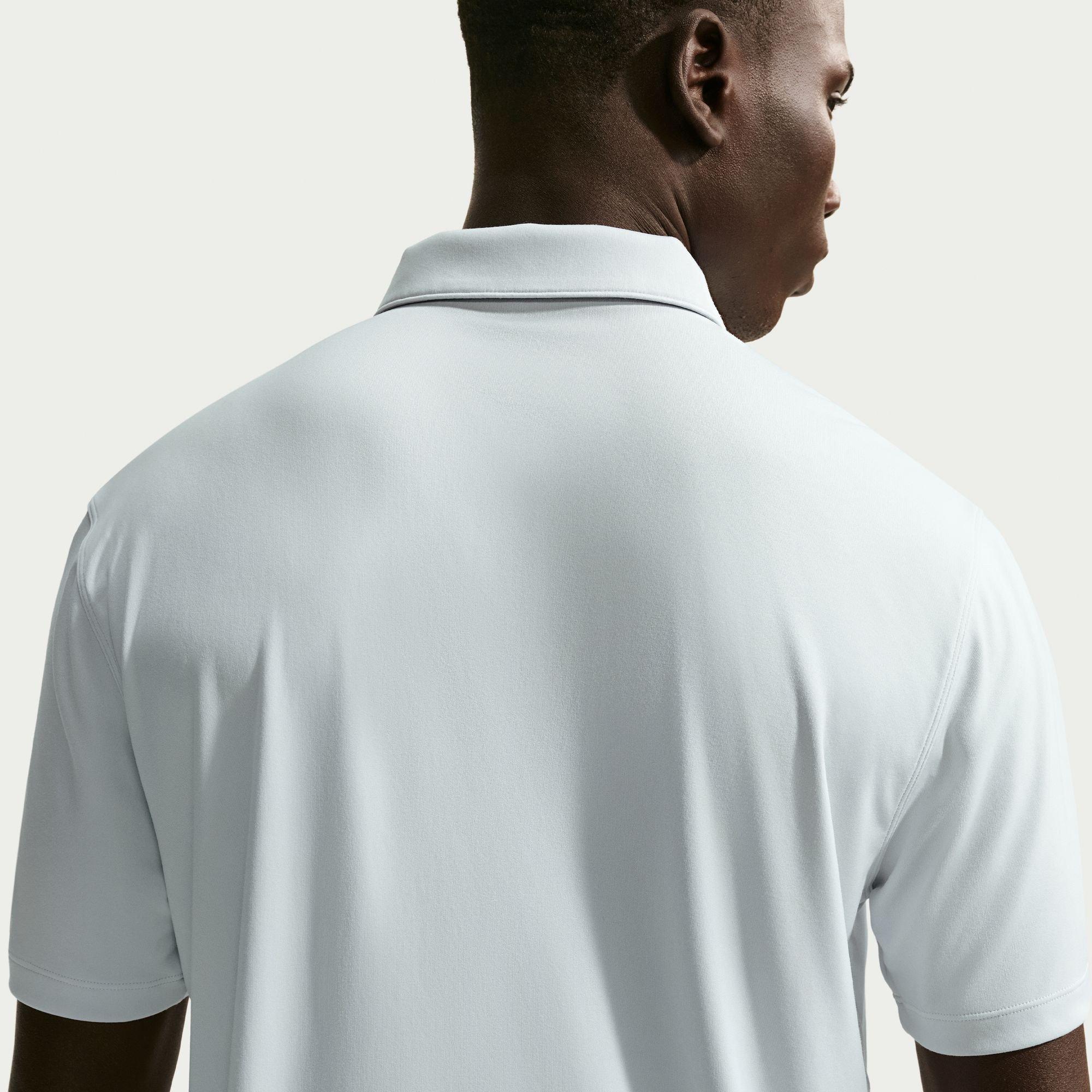 Grey/White - Nike - Men's Short Sleeve Performance Polo Shirt - 2