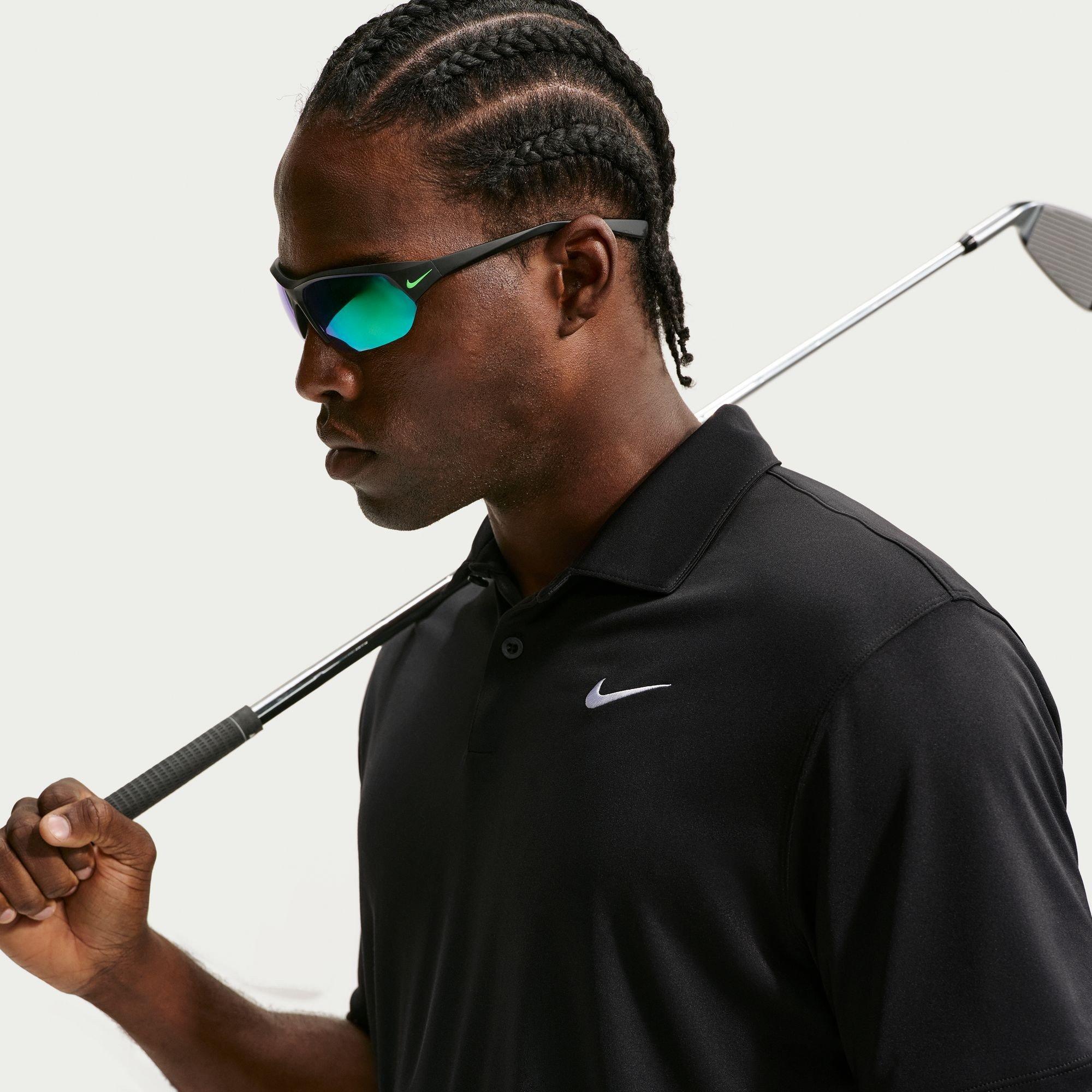 Noir/Blanc - Nike - Men's Short Sleeve Performance Polo Shirt - 3