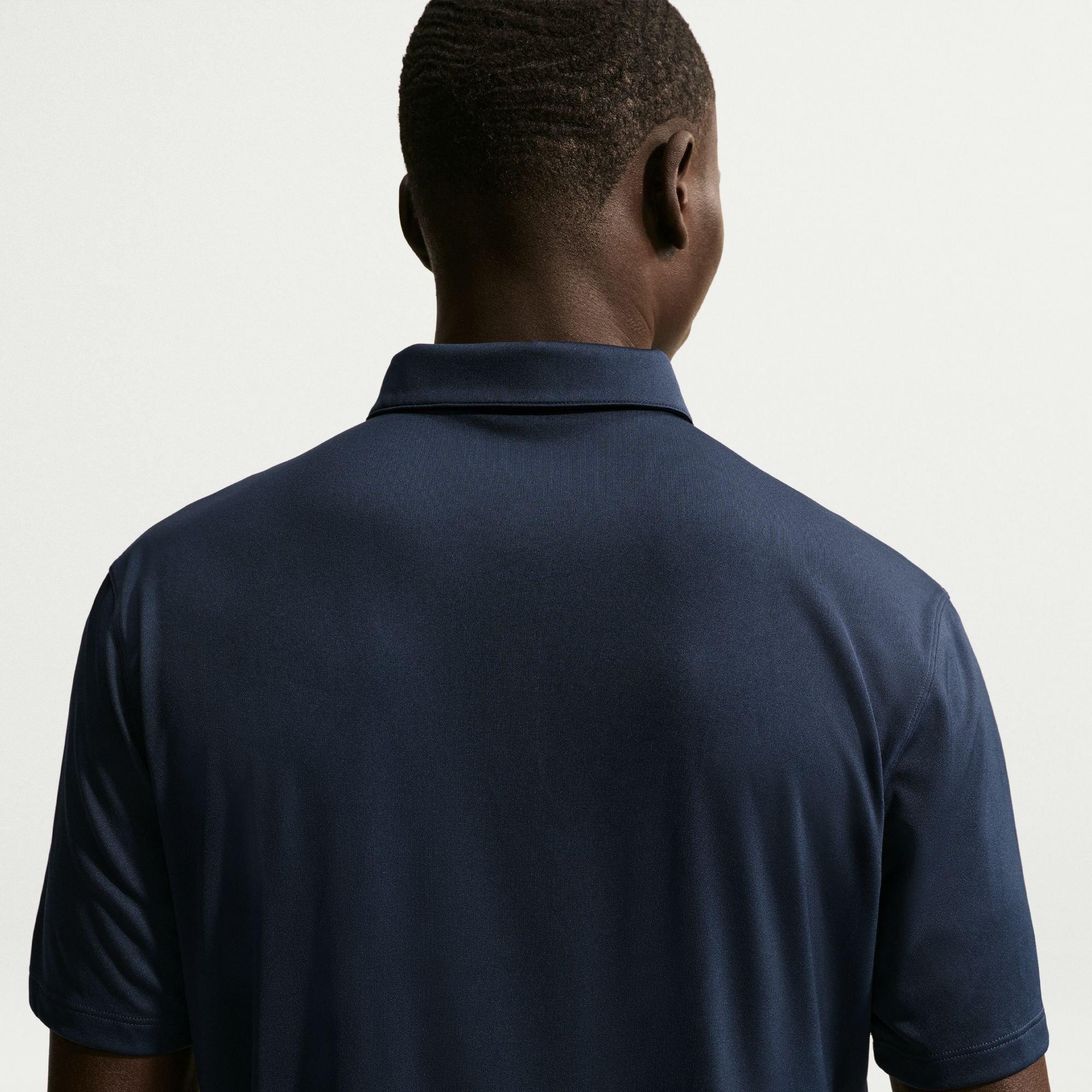 Azul Marinho/Branco - Nike - Men's Short Sleeve Performance Polo Shirt - 2