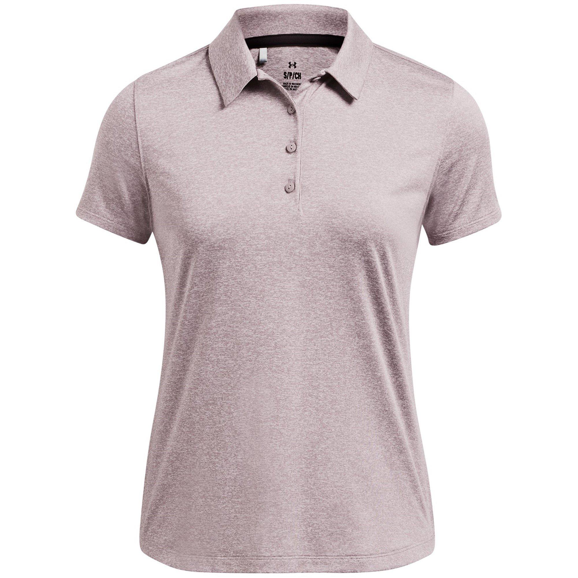 Under Armour Women's Playoff Short Sleeve Performance Polo Shirt - Grey - 16 (XL)