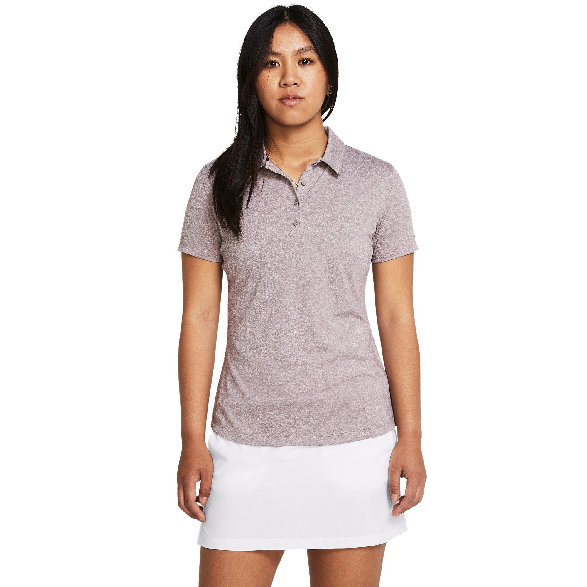 Grå - Under Armour - Armour Ua Playoff Ss Polo Shirt Womens - 3