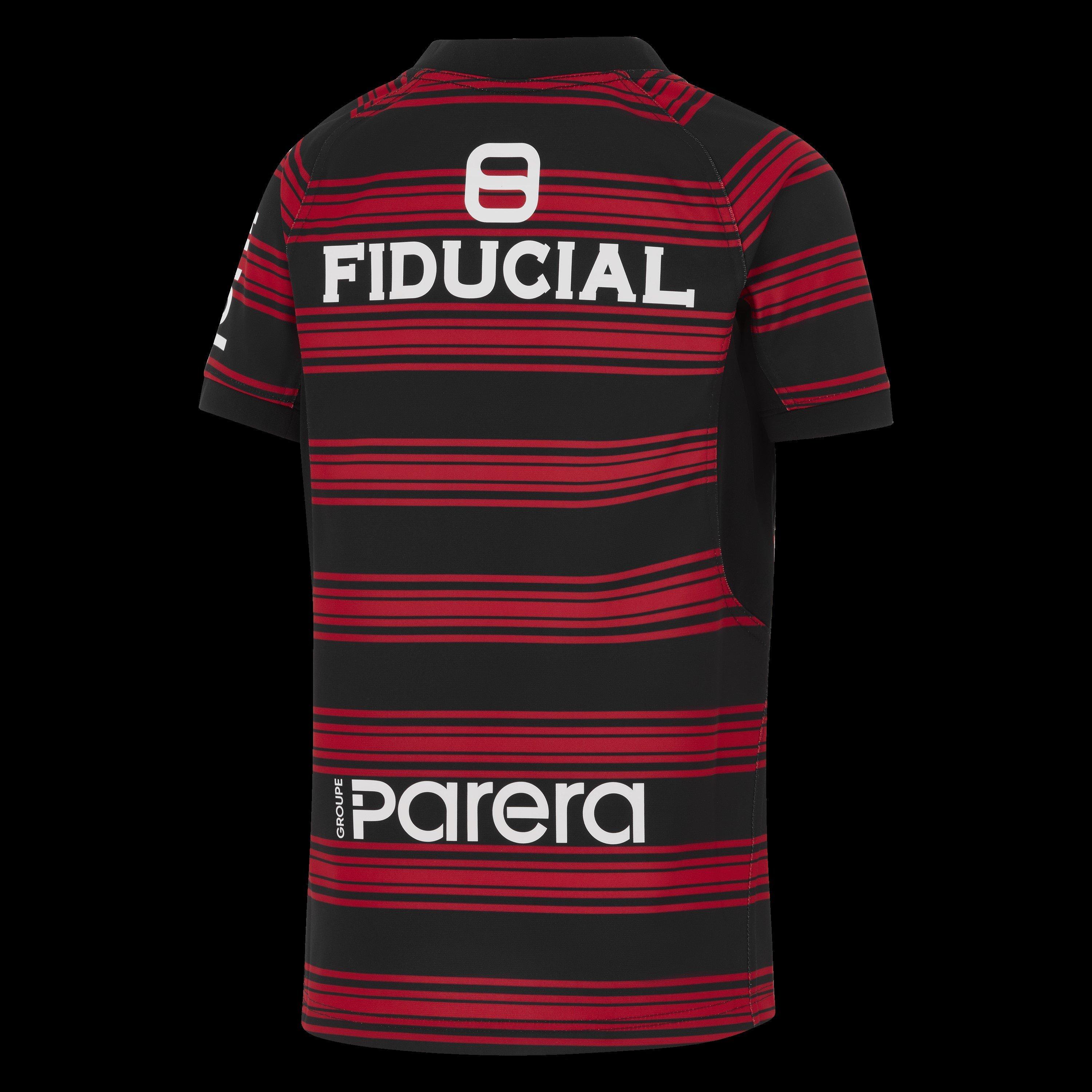 Negro/Rojo Unicolor/Blanco - Nike - Stade Toulousain Home Shirt 2025 2026 Juniors - 2