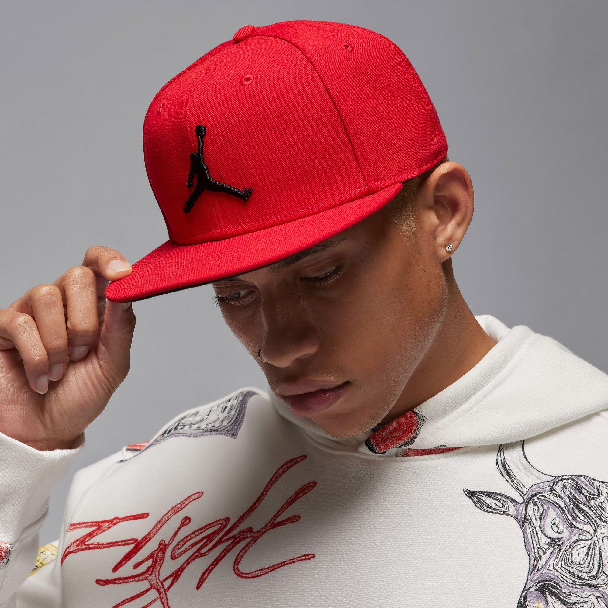 Gym Red/Black - Nike - Jordan Jumpman Pro Adults Adjustable Cap - 3