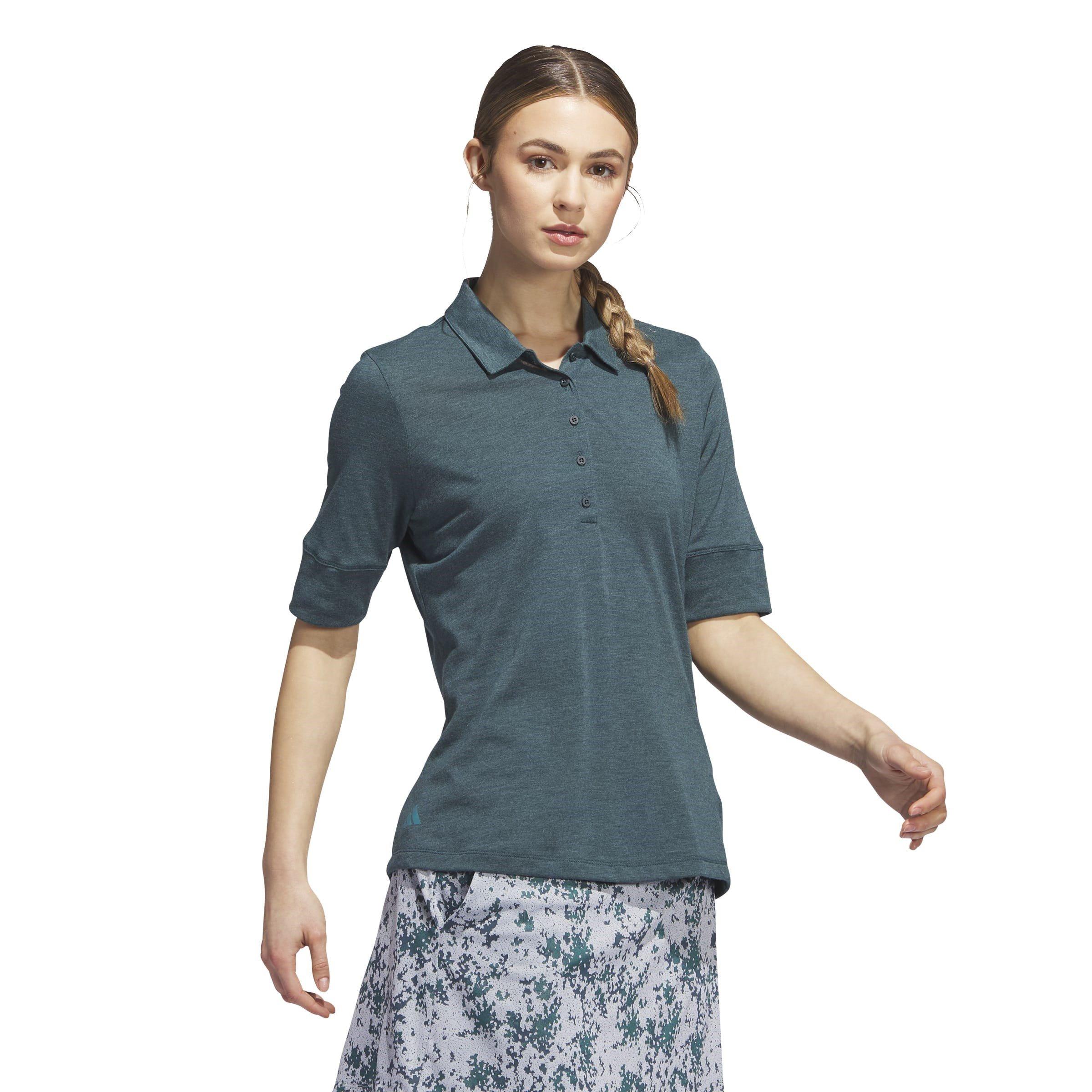 Türkis - adidas - Short-Sleeve Performance Polo Shirt - 4