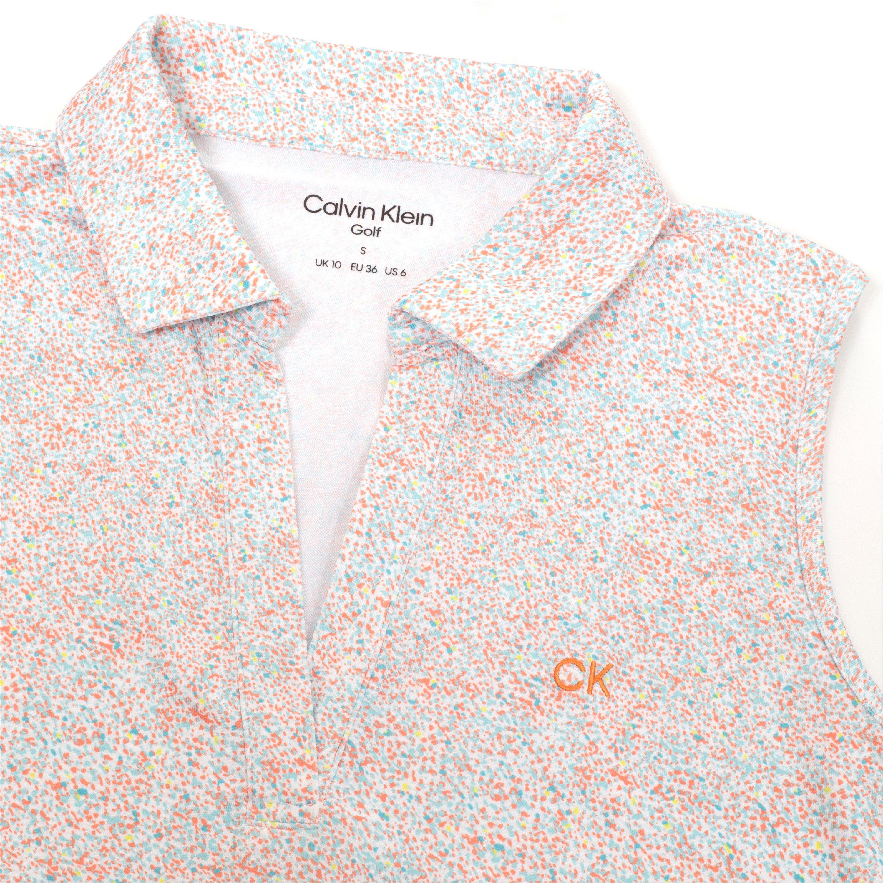 Coral - Calvin Klein Golf - Short-Sleeve Performance Polo Shirt - 7