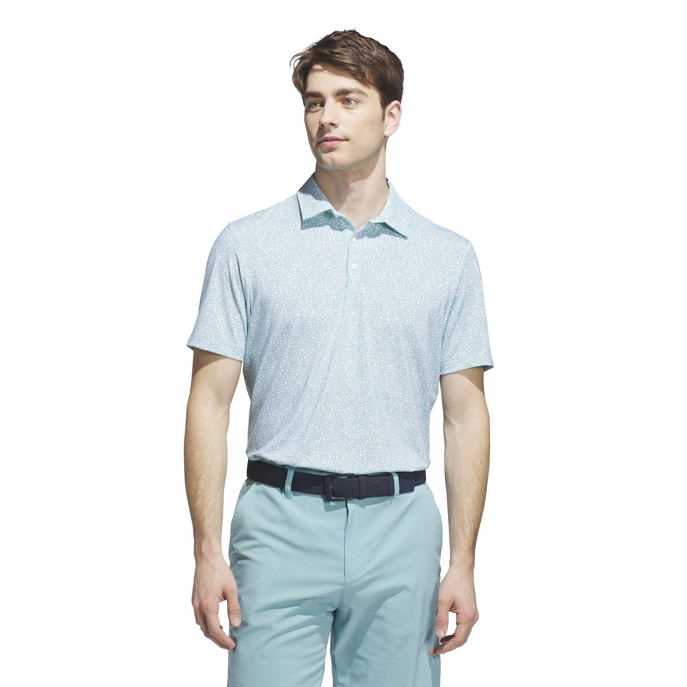 Pure Teal F25 - adidas - Short-Sleeve Performance Polo Shirt - 2