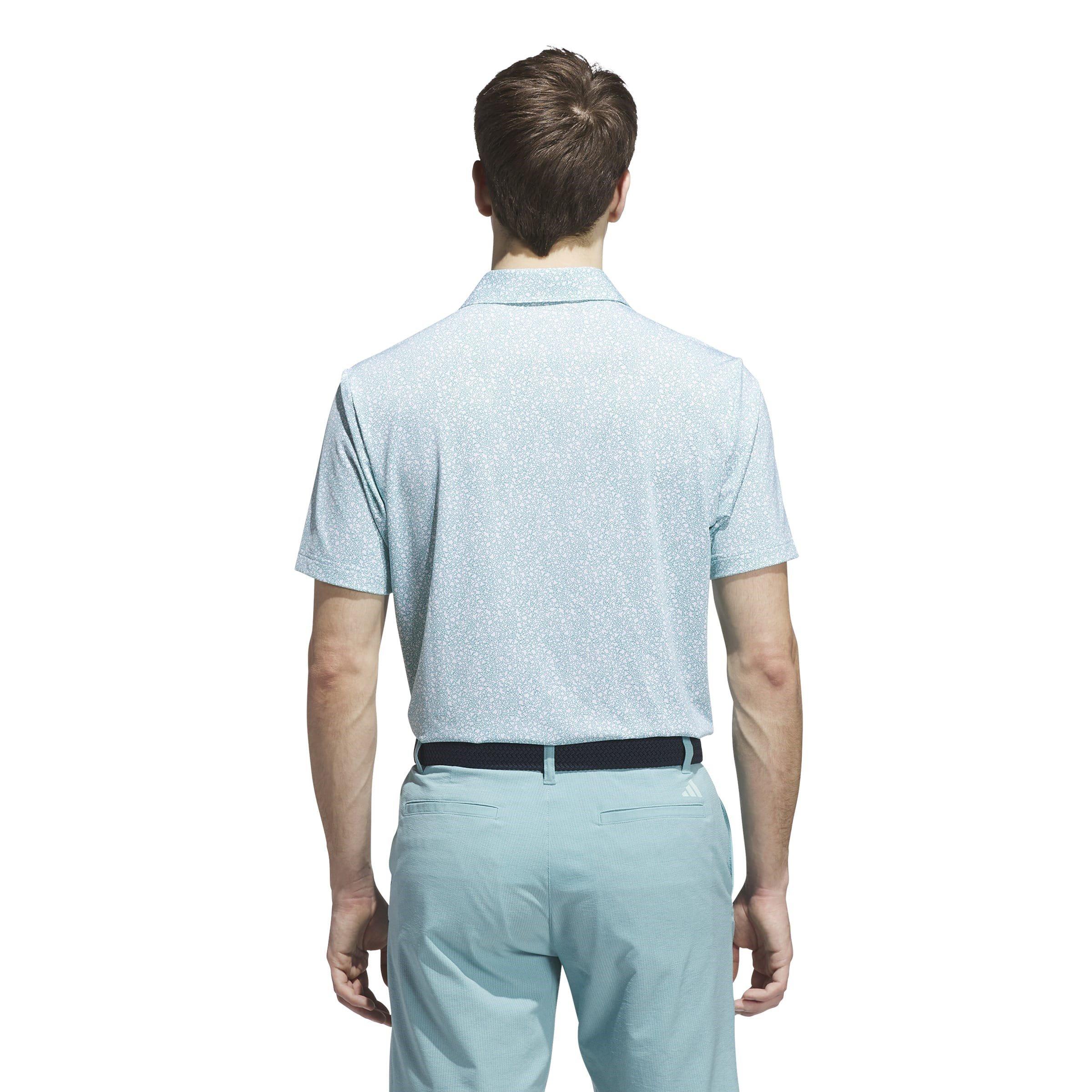 Pure Teal F25 - adidas - Short-Sleeve Performance Polo Shirt - 3