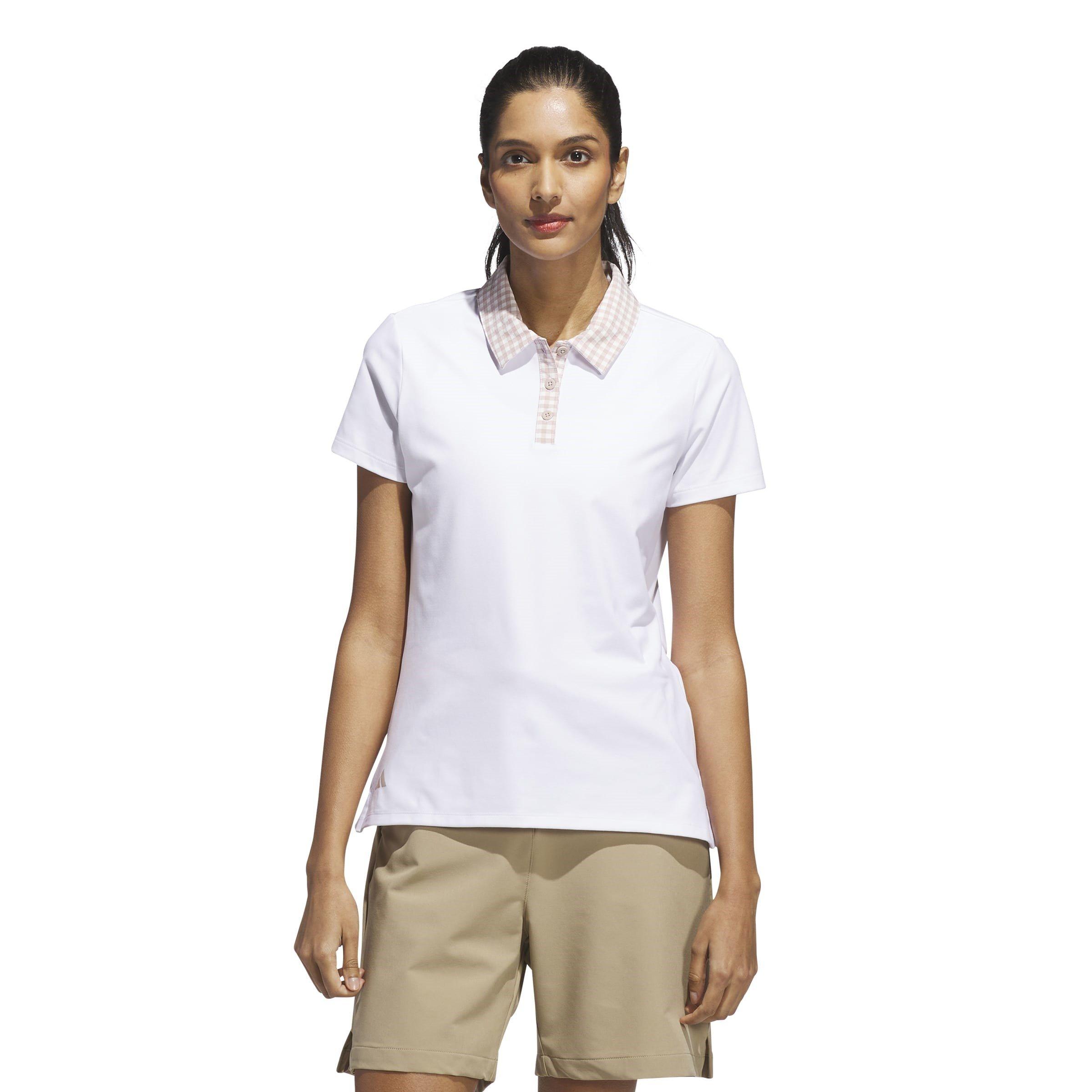 White - adidas - Short-Sleeve Performance Polo Shirt - 2