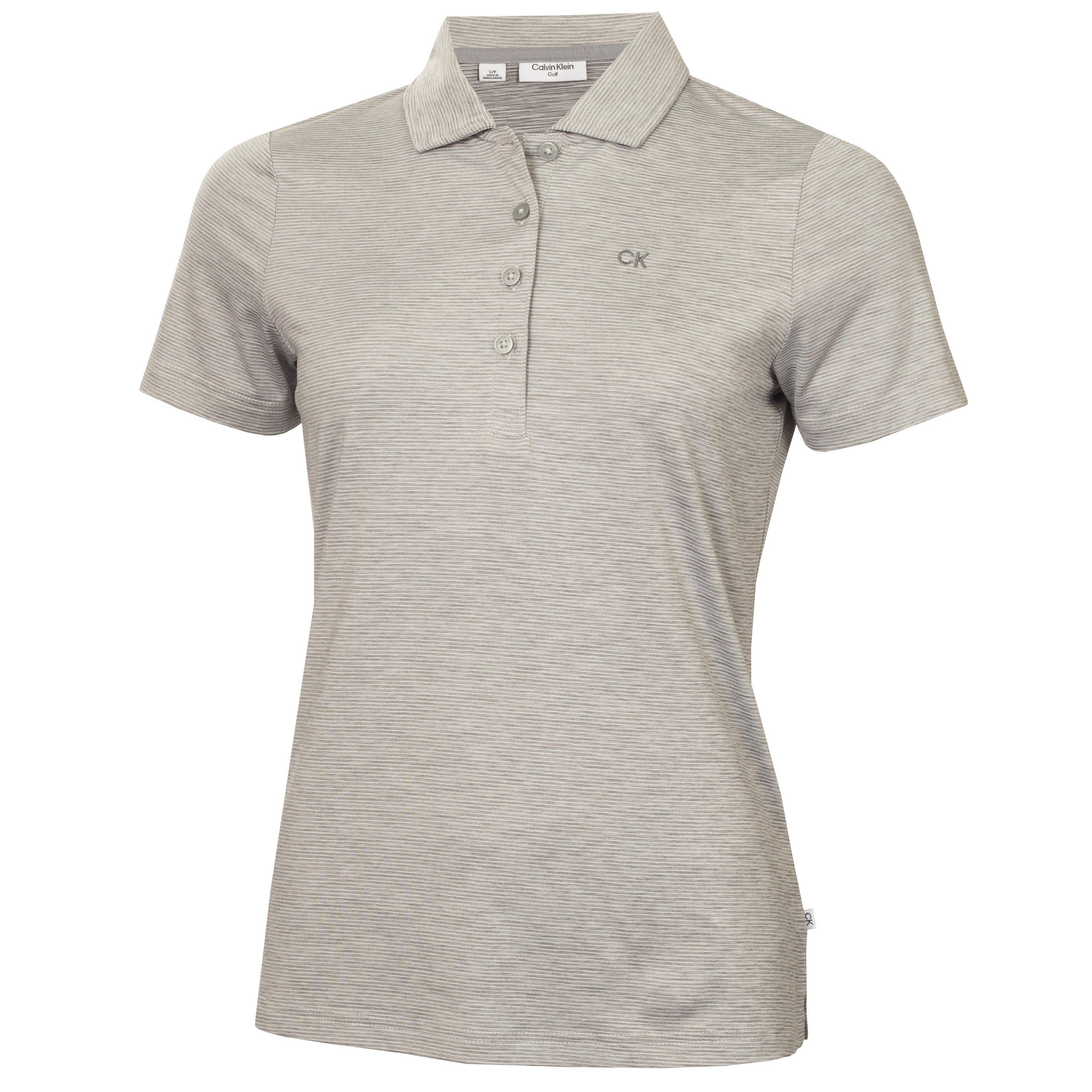 Silver - Calvin Klein Golf - Women's Short-Sleeve Performance Polo Shirt - 1