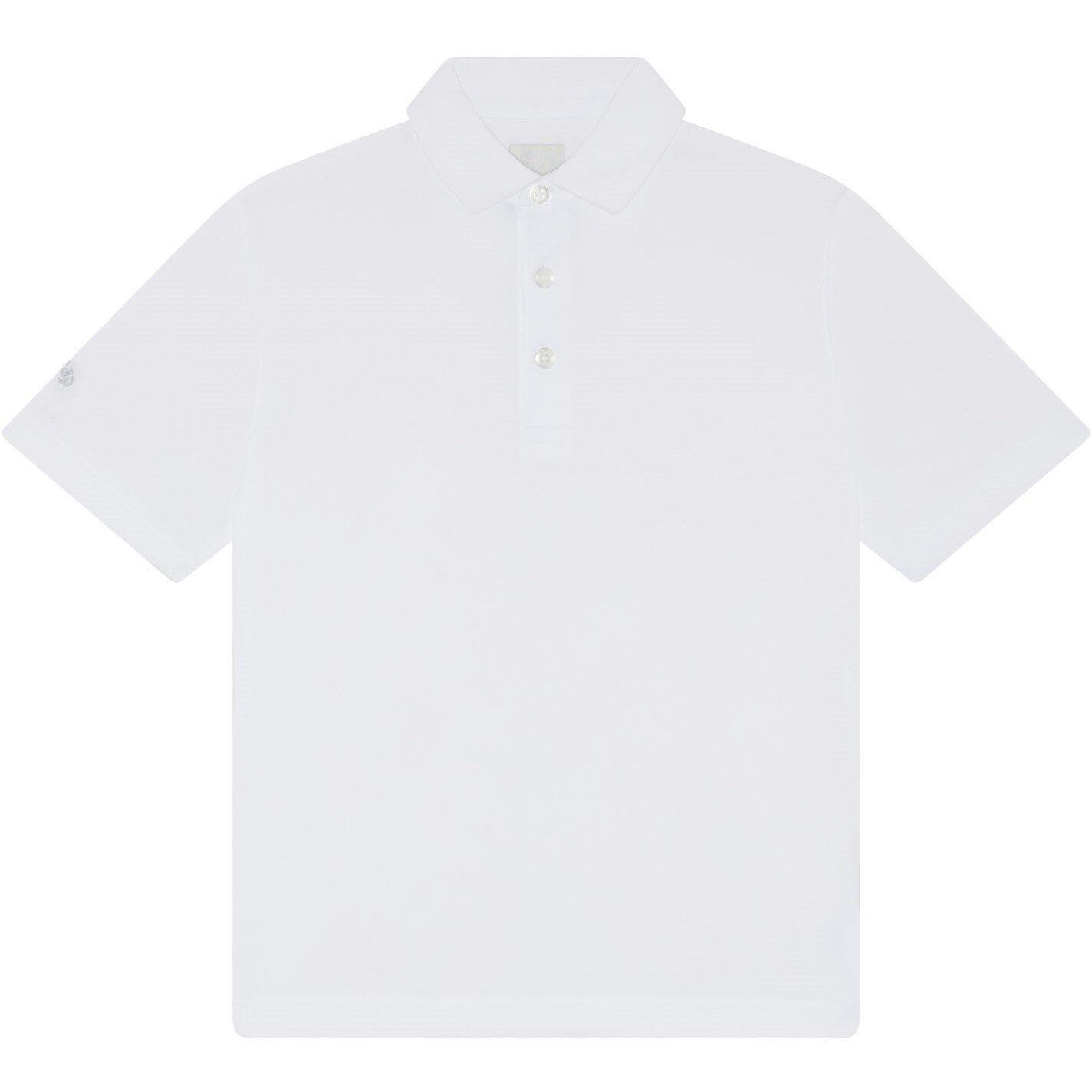 Callaway  Kids ' Solid Short-Sleeve Performance Polo Shirt - Bright White - 7-8 (S)