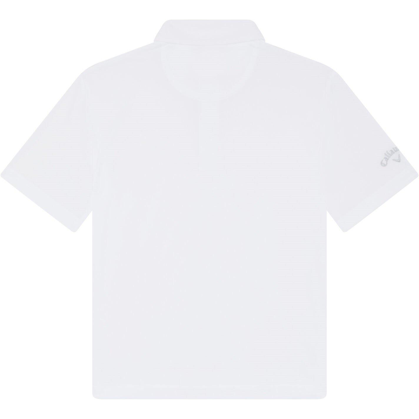 Bright White - Callaway - Kids' Solid Short-Sleeve Performance Polo Shirt - 2