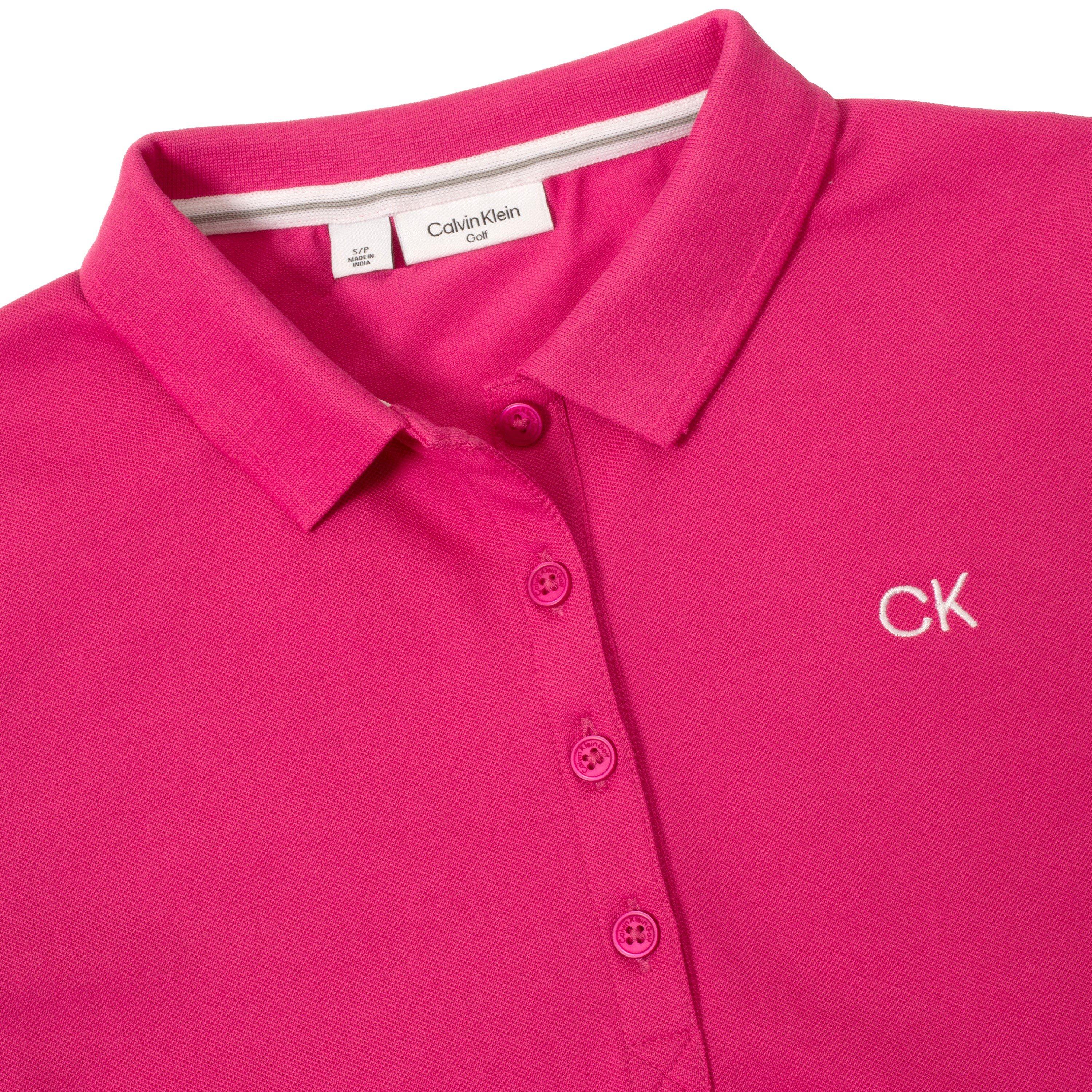 Rose vif - Calvin Klein Golf - Women's Short-Sleeve Performance Polo Shirt - 3