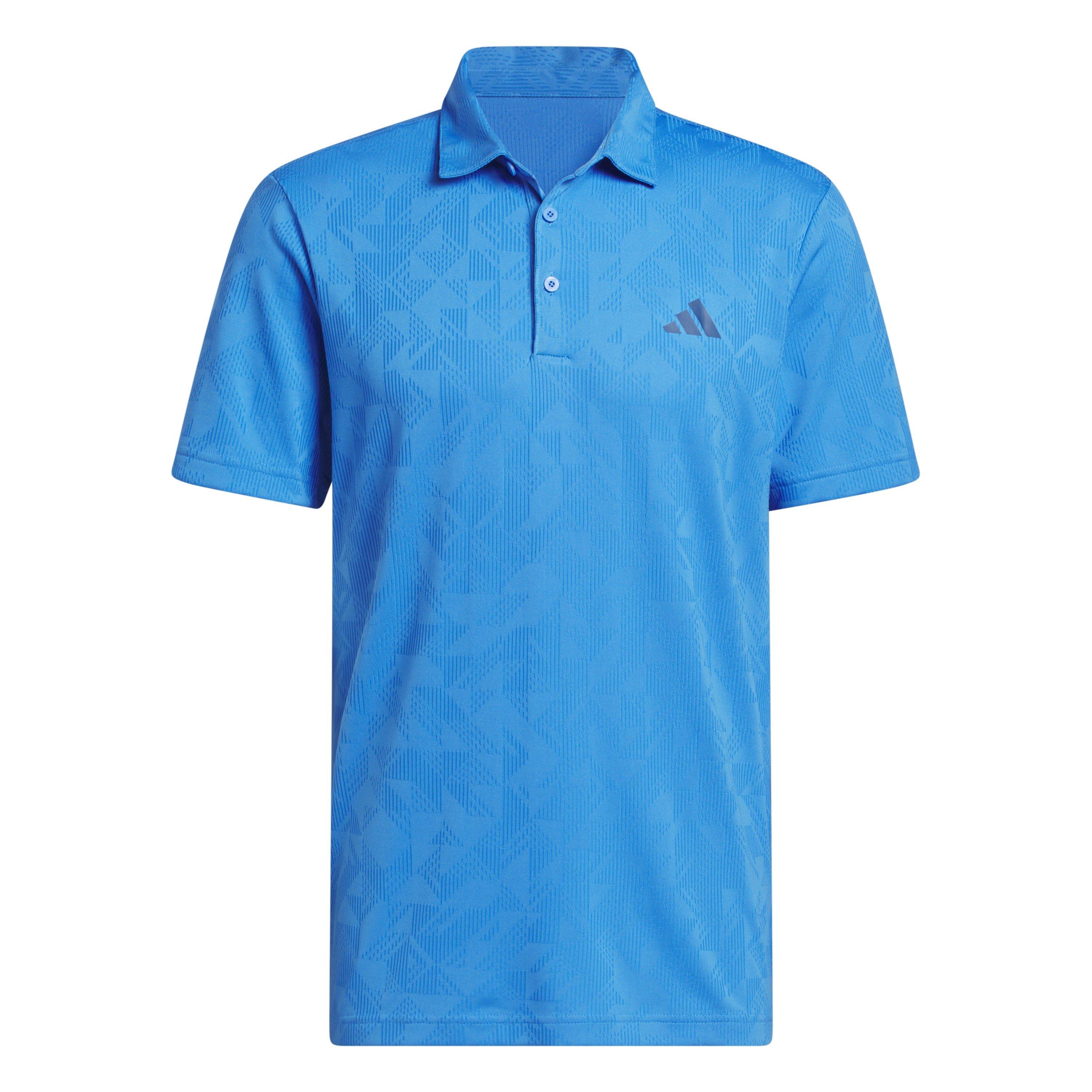 Adidas Men's Short Sleeve Performance Polo Shirt - Lucid Ray Blue - S