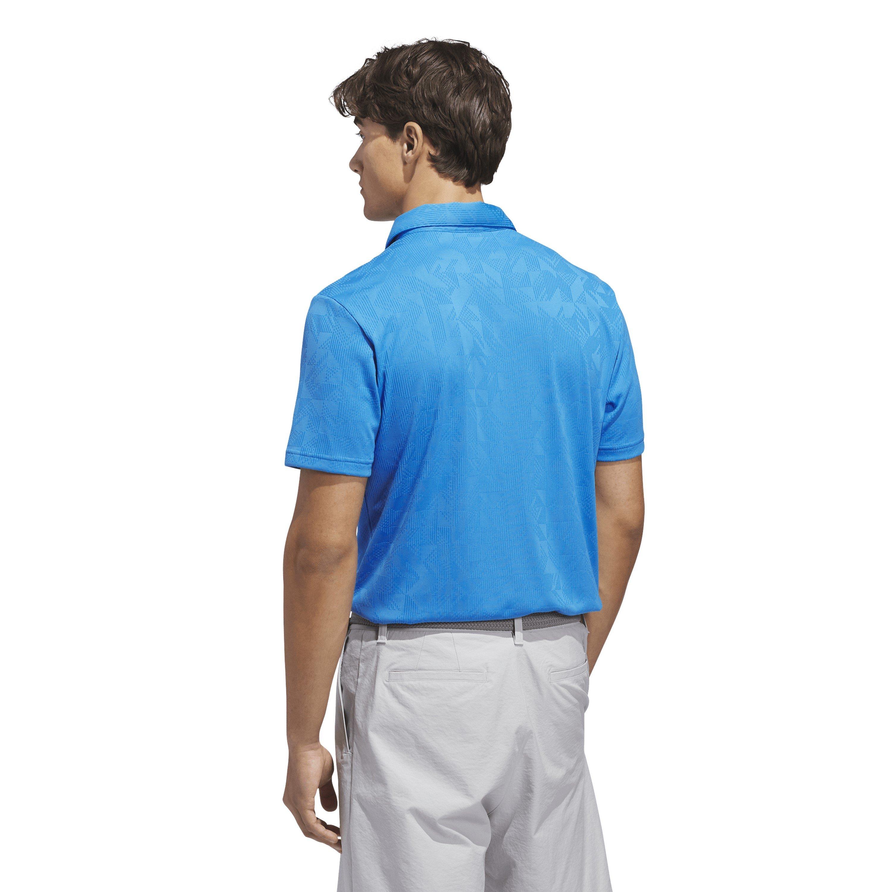 Lucid Ray Blue - adidas - Men's Short Sleeve Performance Polo Shirt - 3
