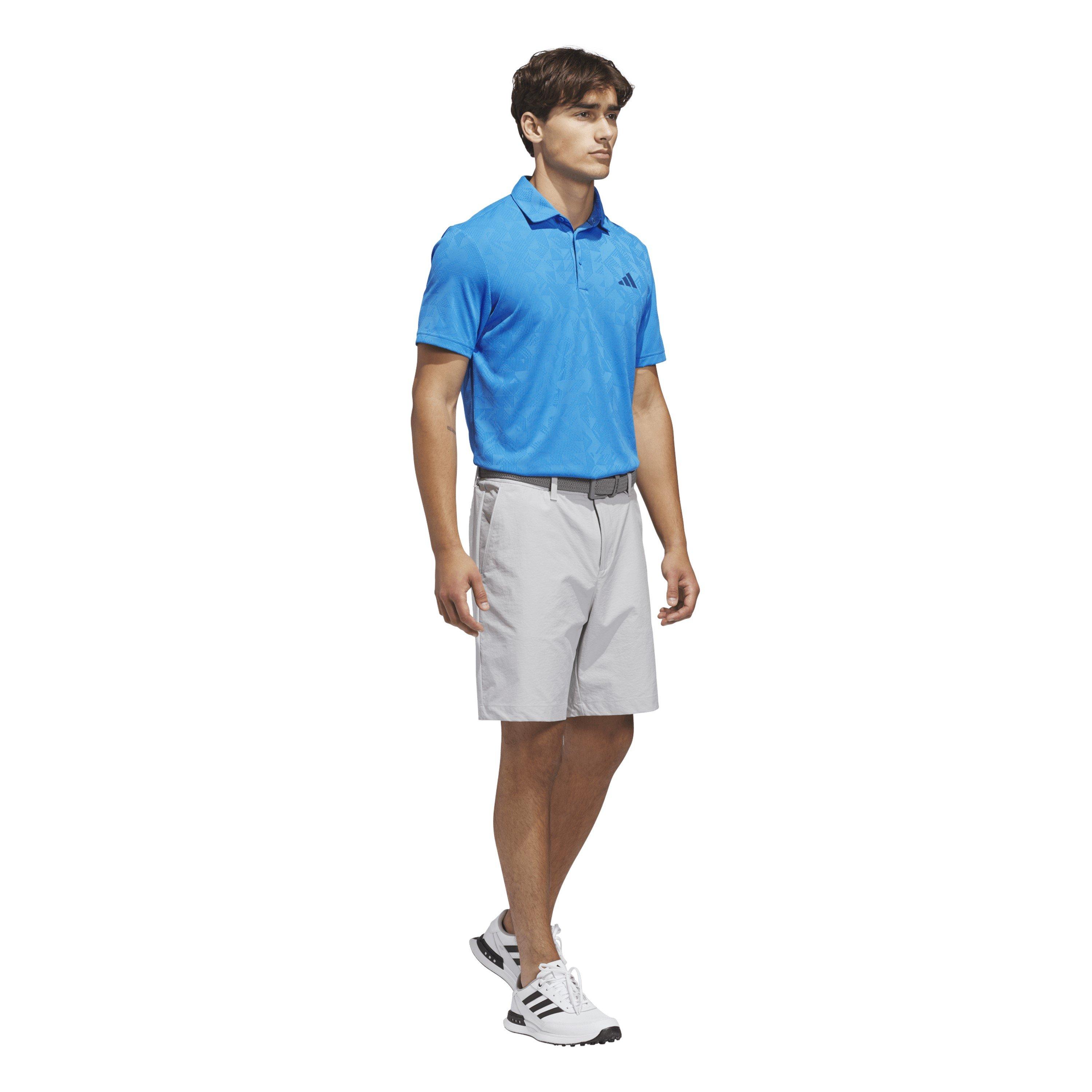 Lucid Ray Blue - adidas - Men's Short Sleeve Performance Polo Shirt - 6