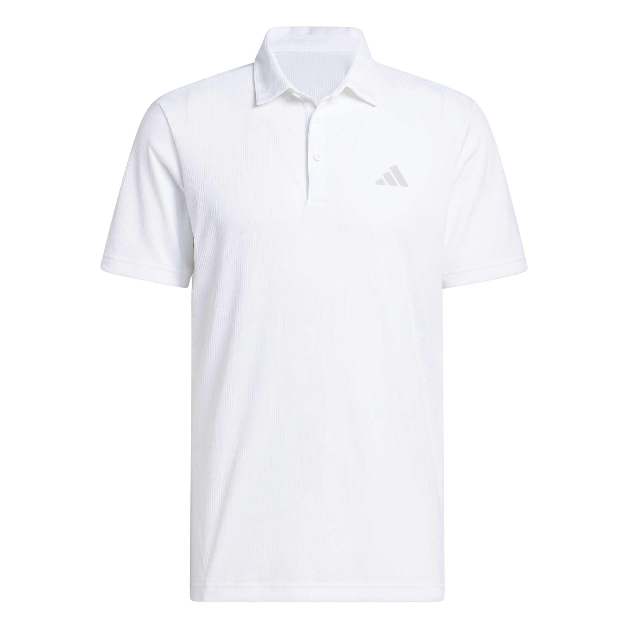 Adidas Men's Short Sleeve Performance Polo Shirt - White - 2XL