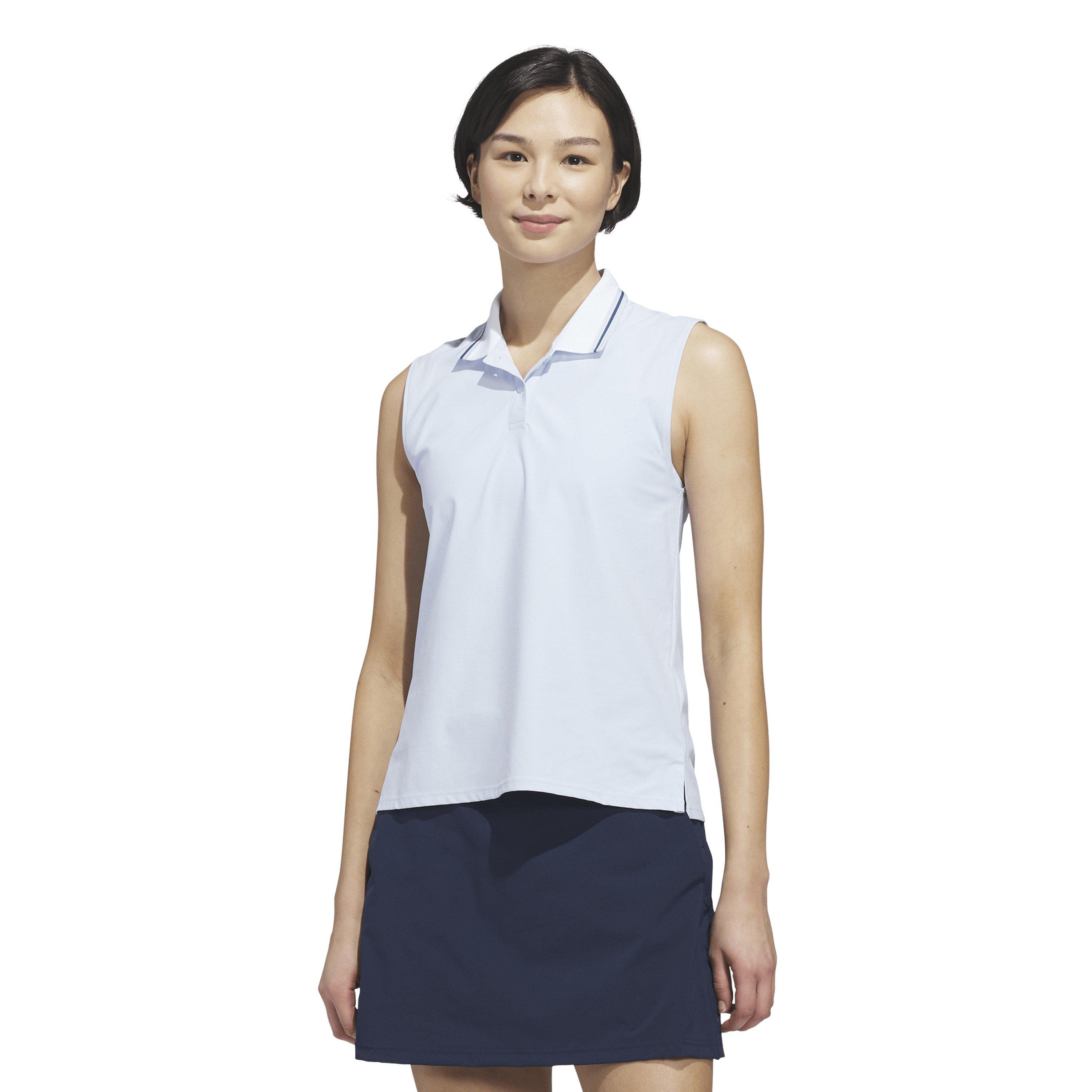 Crystal Sky - adidas - Women's Sleeveless Performance Polo Shirt - 2