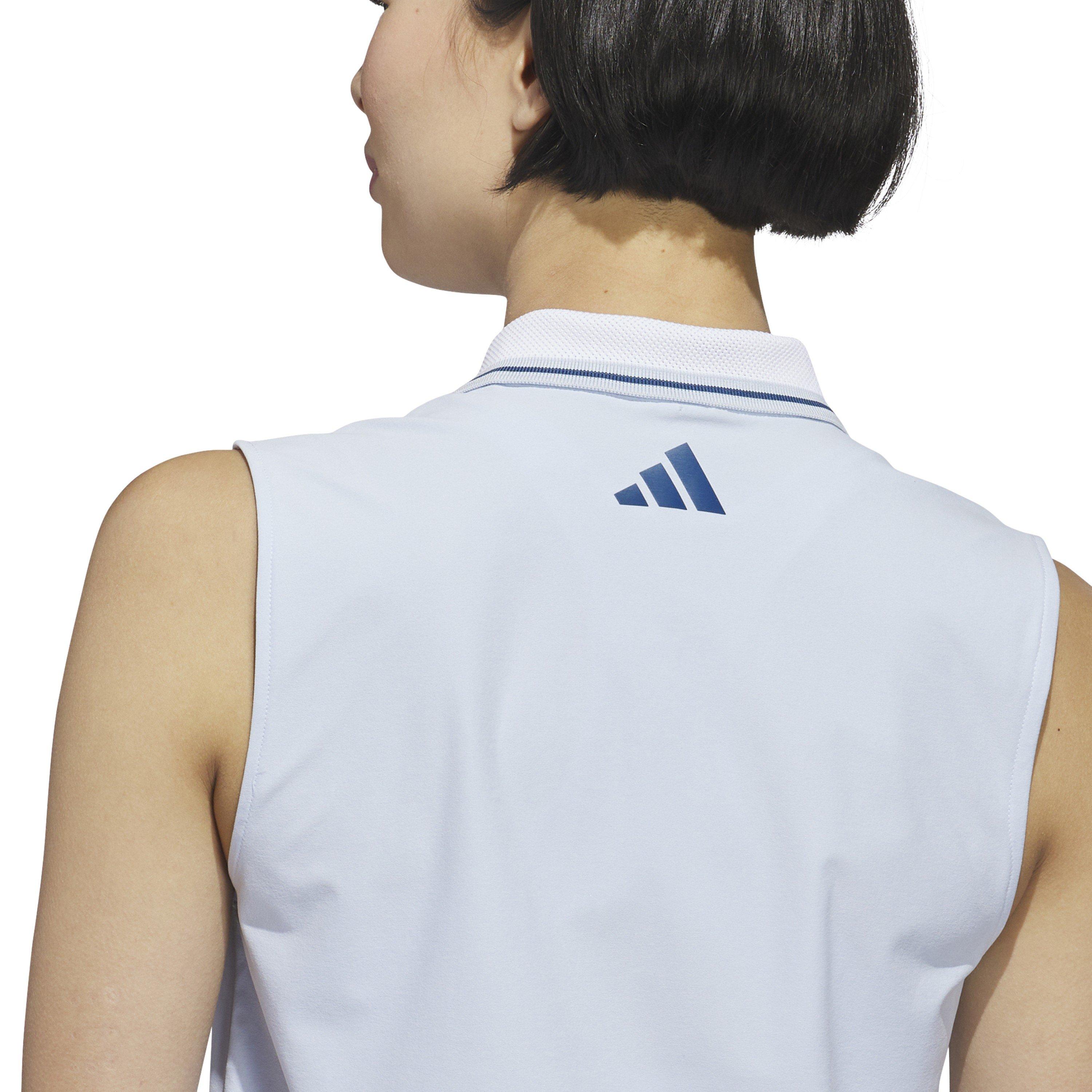 Crystal Sky - adidas - Women's Sleeveless Performance Polo Shirt - 5