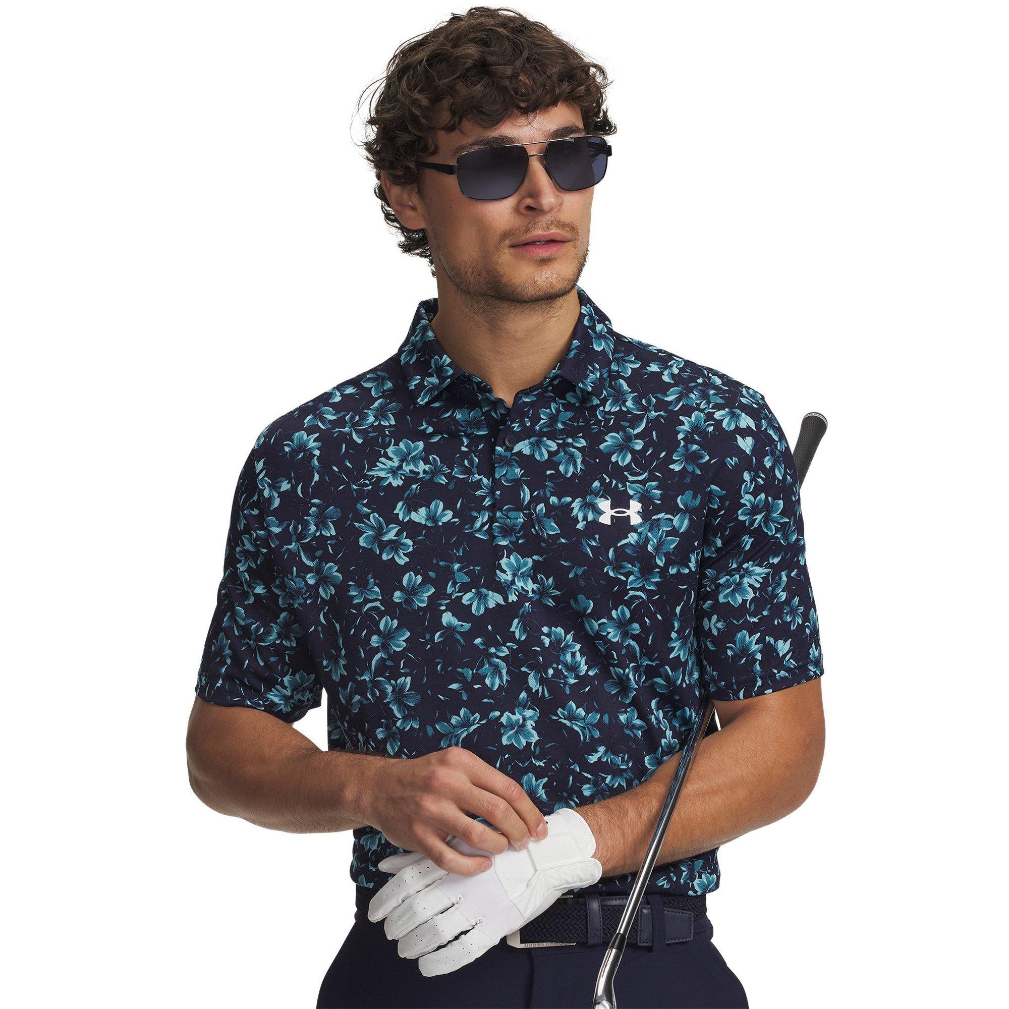 Navy/Blue/White - Under Armour - Men's Short Sleeve Performance Polo Shirt - 1