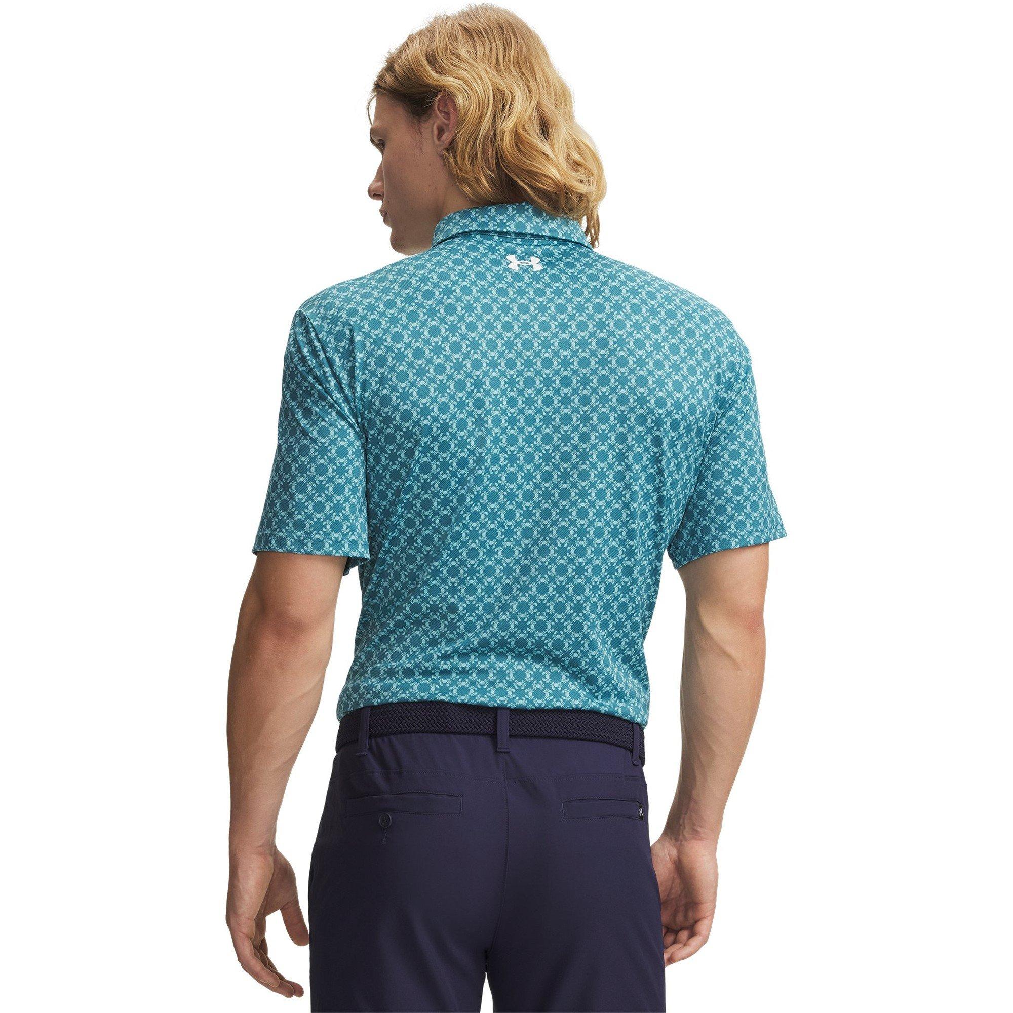 Blauw/Wit - Under Armour - Men's Short Sleeve Performance Polo Shirt - 2